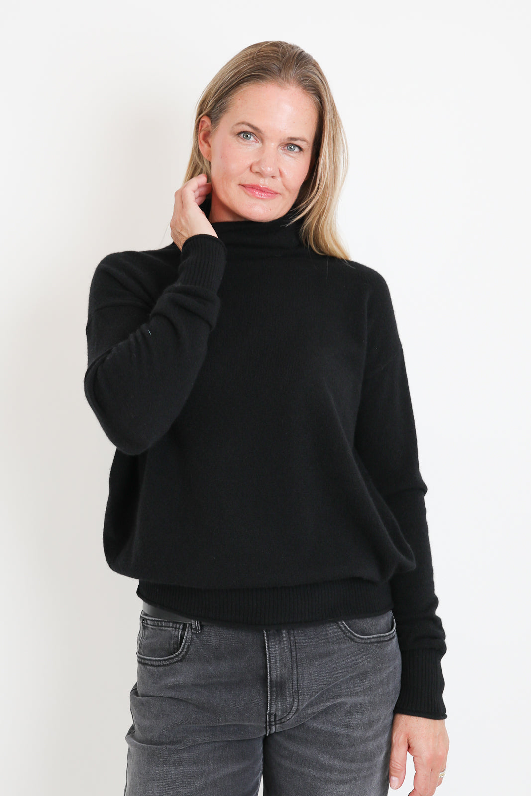 CTPlage, Pullover aus Kaschmir in Schwarz
