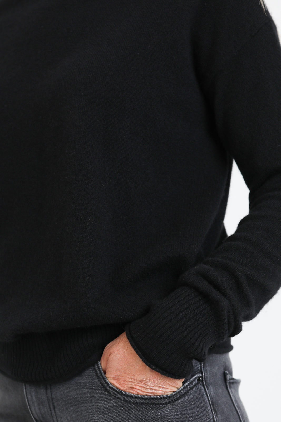 CTPlage, Pullover aus Kaschmir in Schwarz