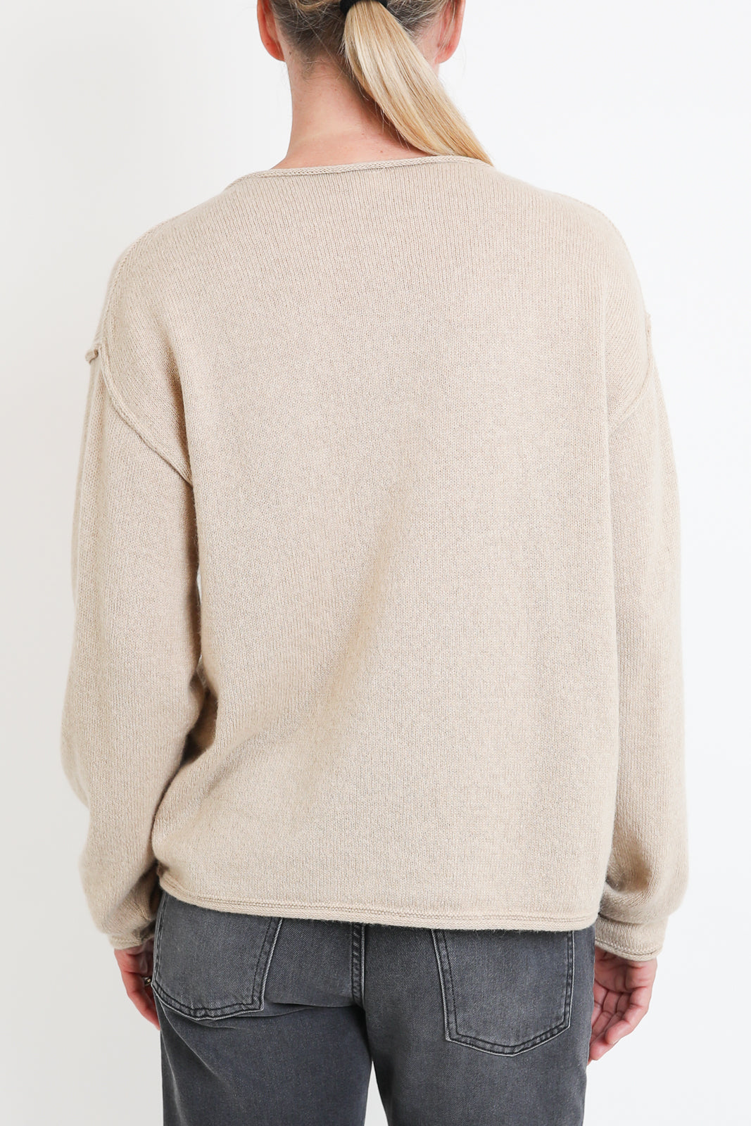 CTPlage, Pullover aus Alpakawolle in Beige