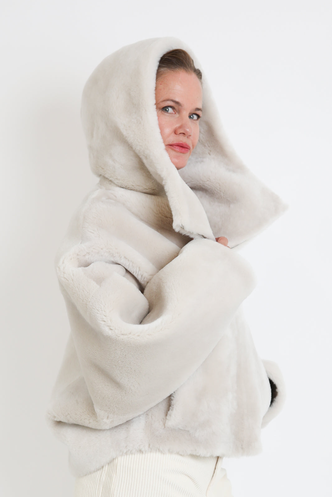 23 out of rules, Jacke Straight Merino Burro