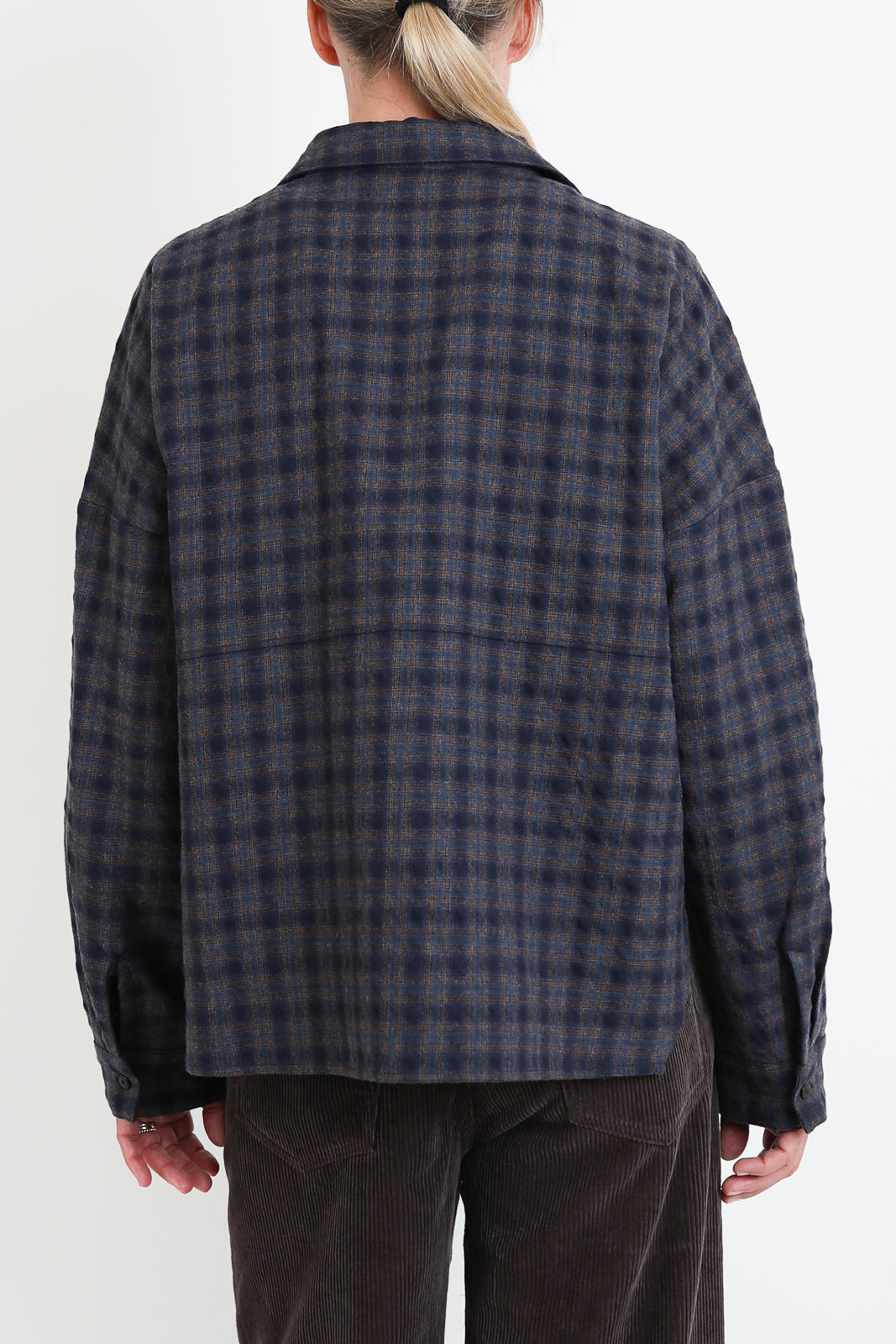 Pomandere, Bluse aus Baumwolle in Petrol