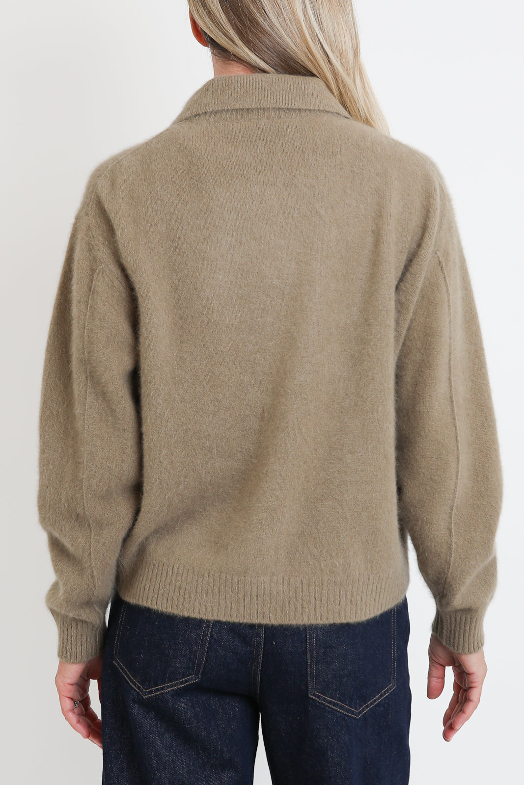 CTPlage, Cardigan Polo in Camel