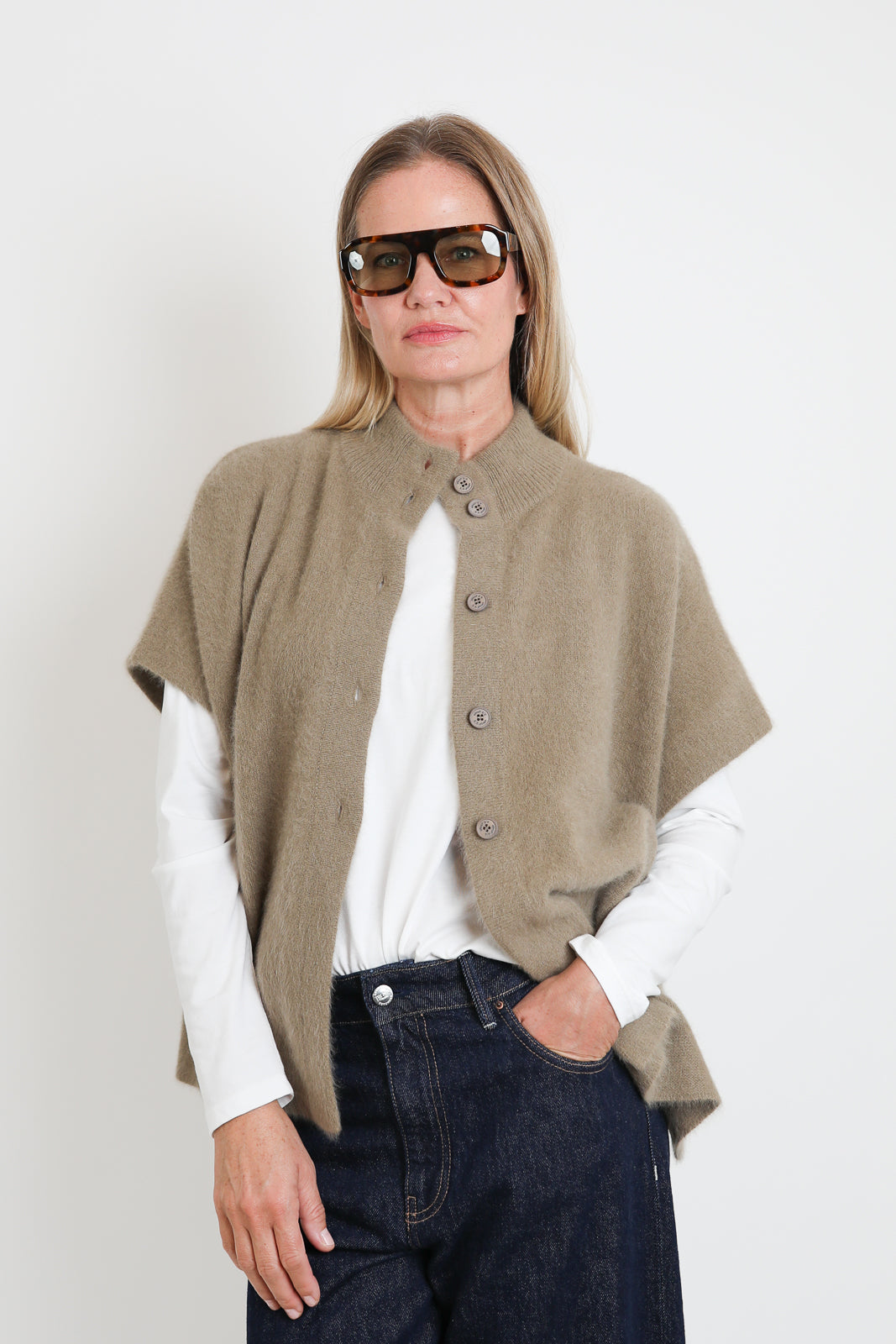 CTPlage, Jacke High Neck in Camel