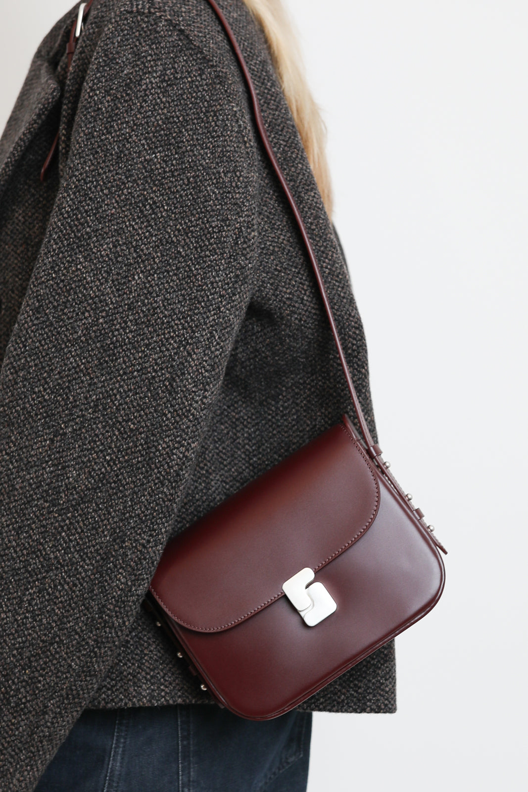 Soeur, Tasche Bellissima Mini in Bordeaux