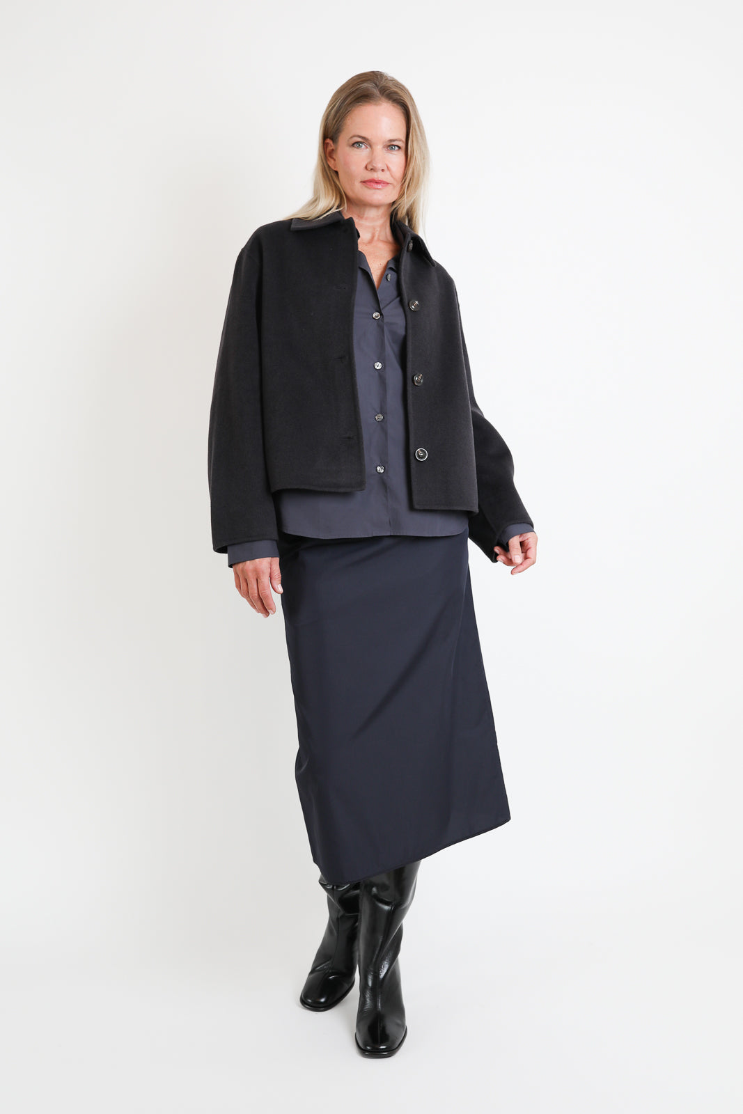 Soeur, Bluse Lavinia in Bleu Nuit