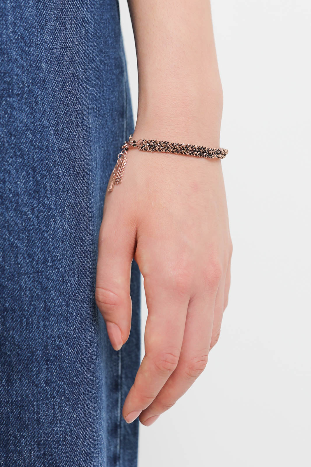 Marie Laure Chamorel, Armband Geflochten in Pink