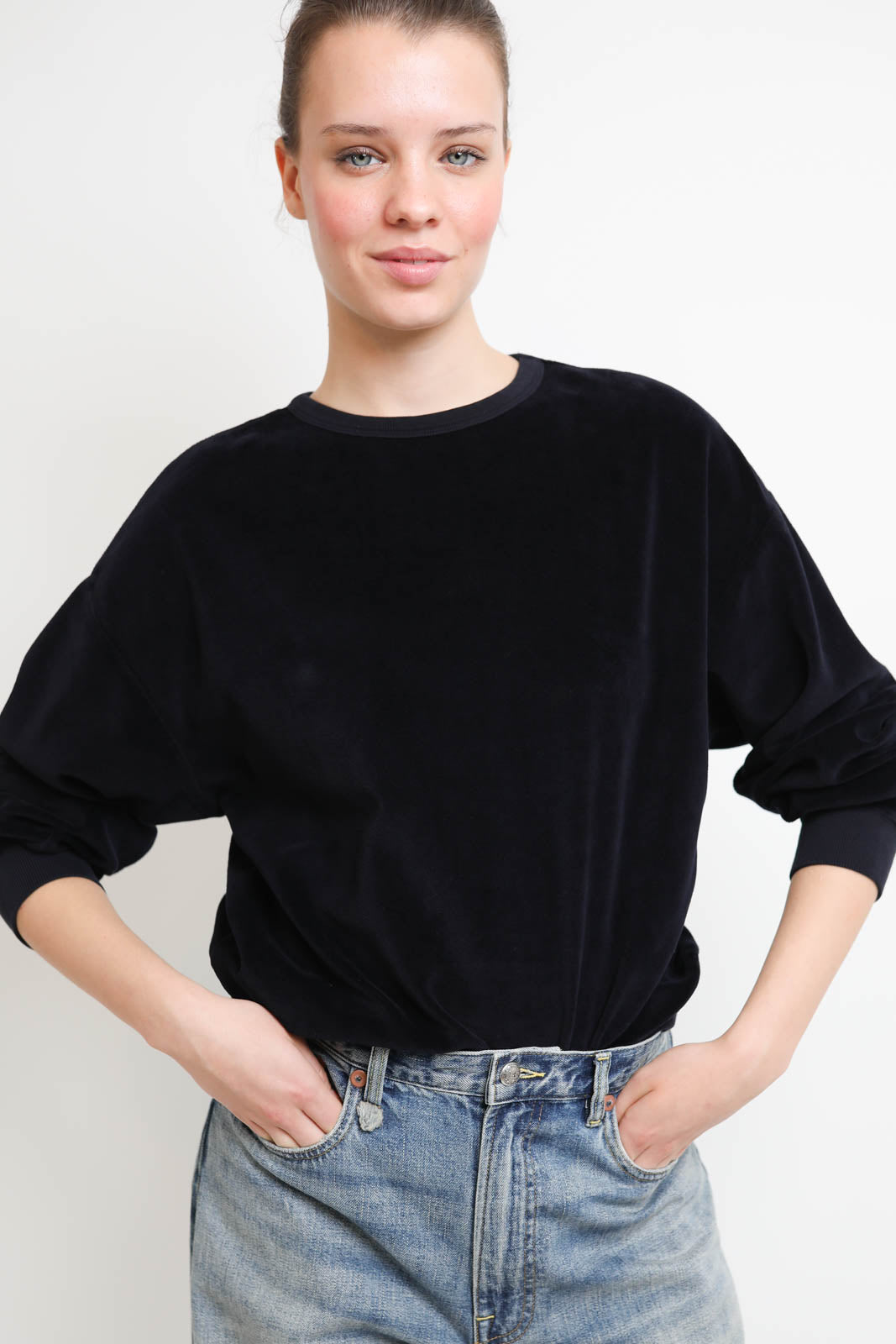 Citizens of Humanity, Pullover Vintage Crew in Notte