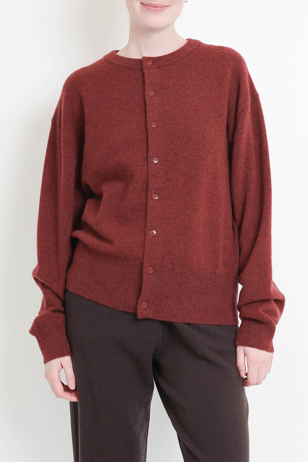 Extreme Cashmere, Cardigan Luce in Maroon