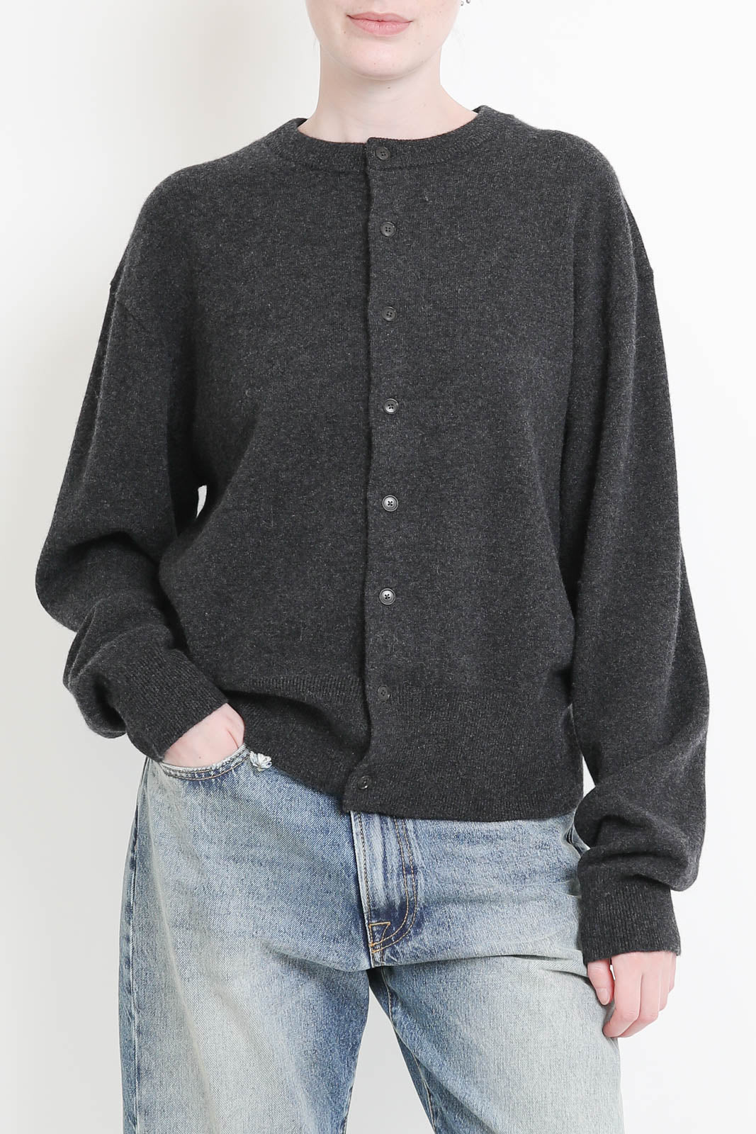 Extreme Cashmere, Cardigan Luce in Shadow