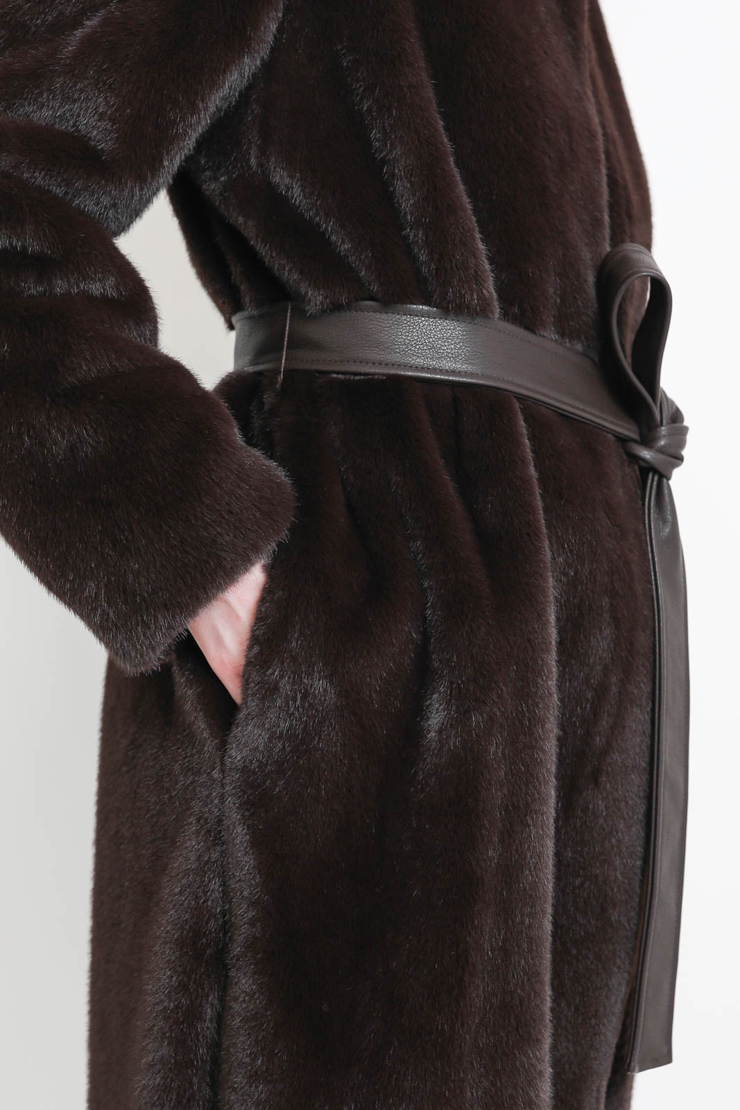 Vanessa Bruno, Mantel Fluffy in Braun