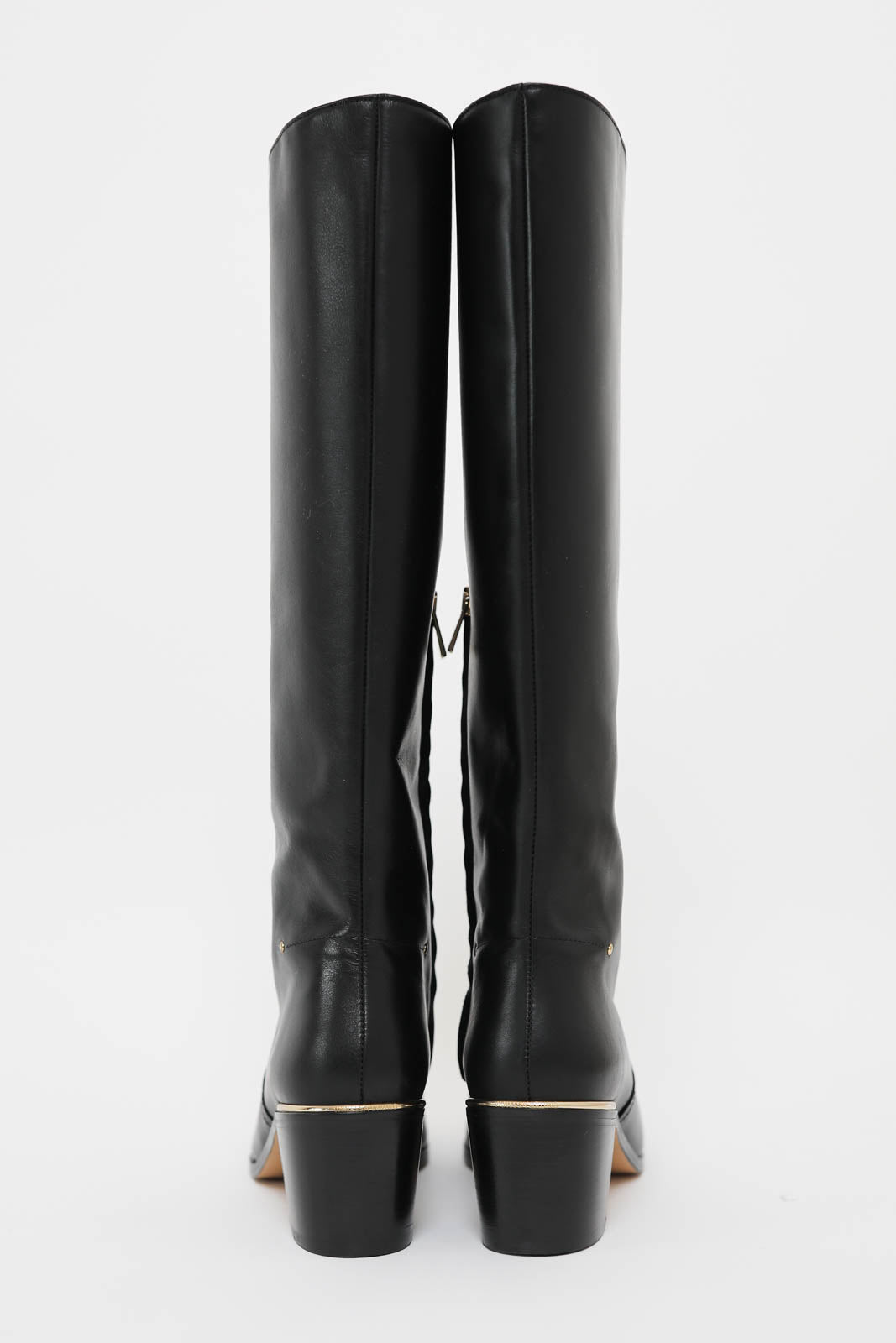 Vanessa Bruno, Stiefel aus Leder in Schwarz