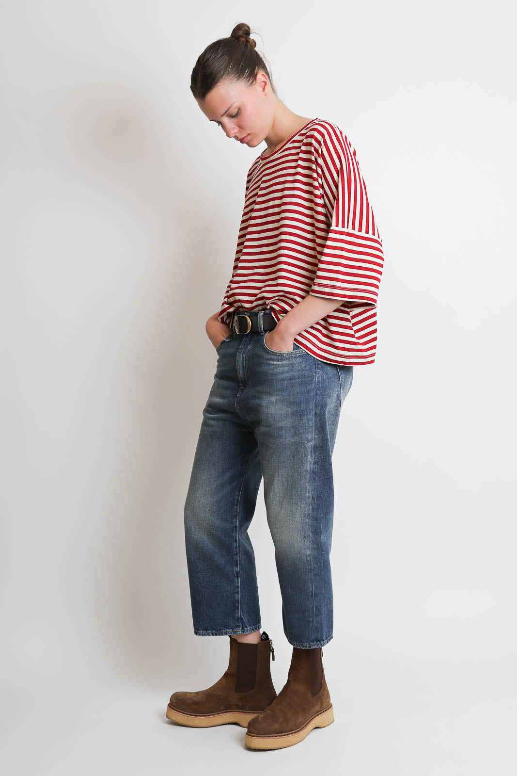 Phisique du Role, T-Shirt Half Sleeves in Rosso