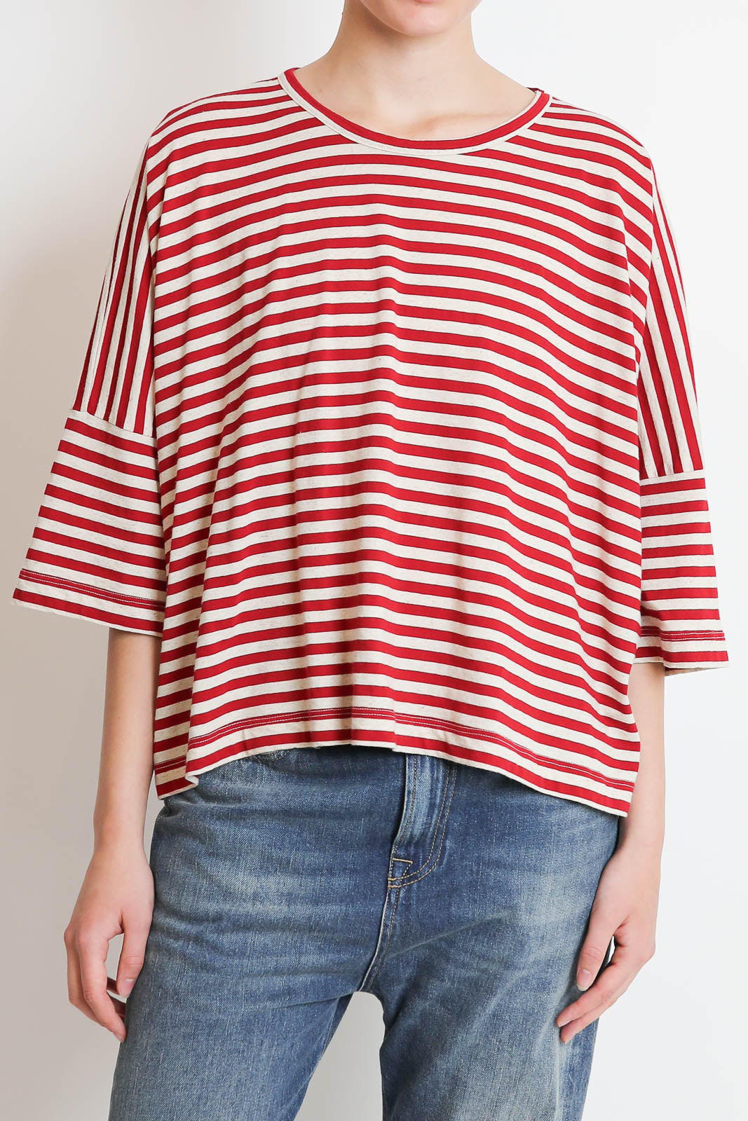 Phisique du Role, T-Shirt Half Sleeves in Rosso