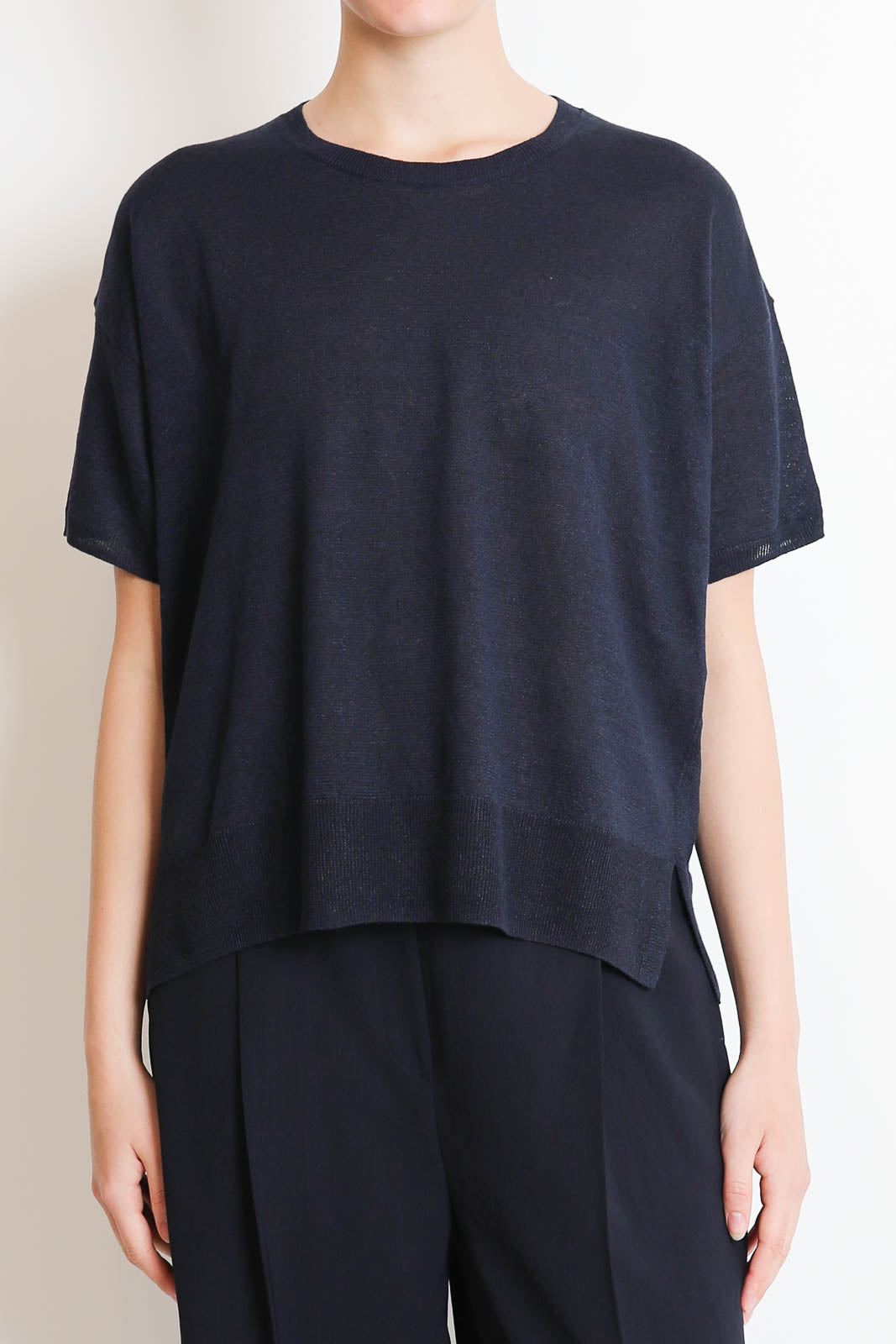 C. T. Plage, Round Sweater in Navy