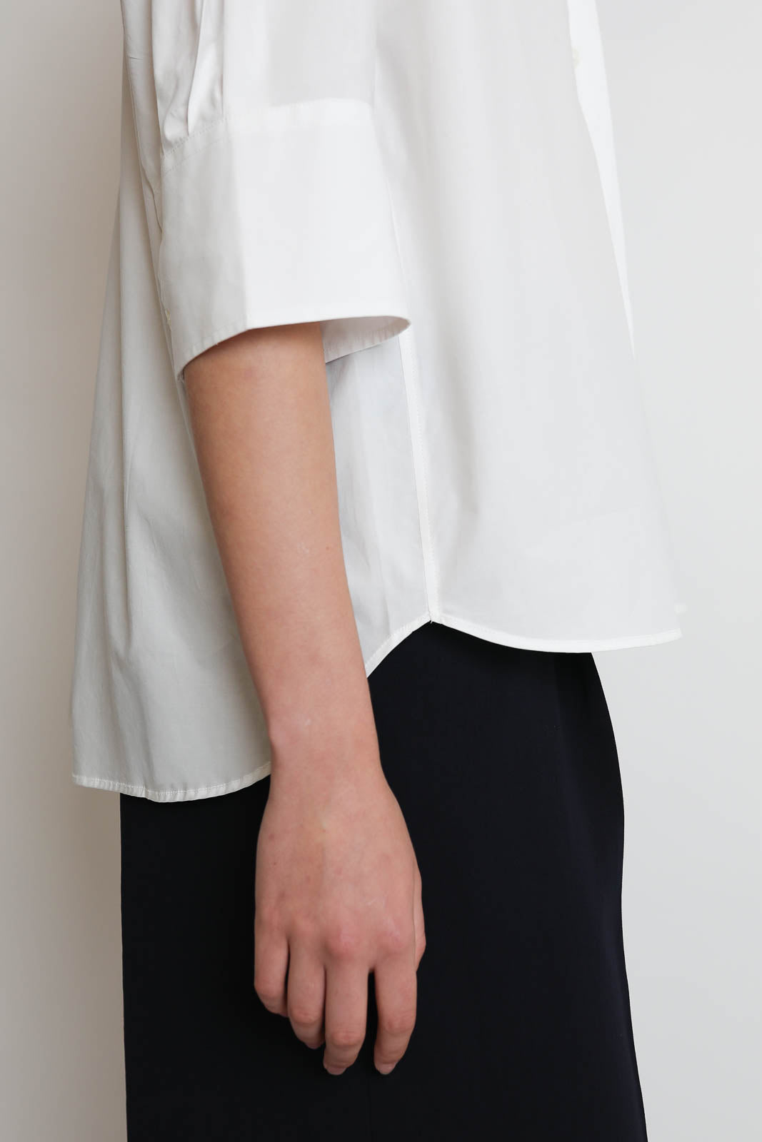 Zenggi, Bluse Poplin Cuf in Weiss