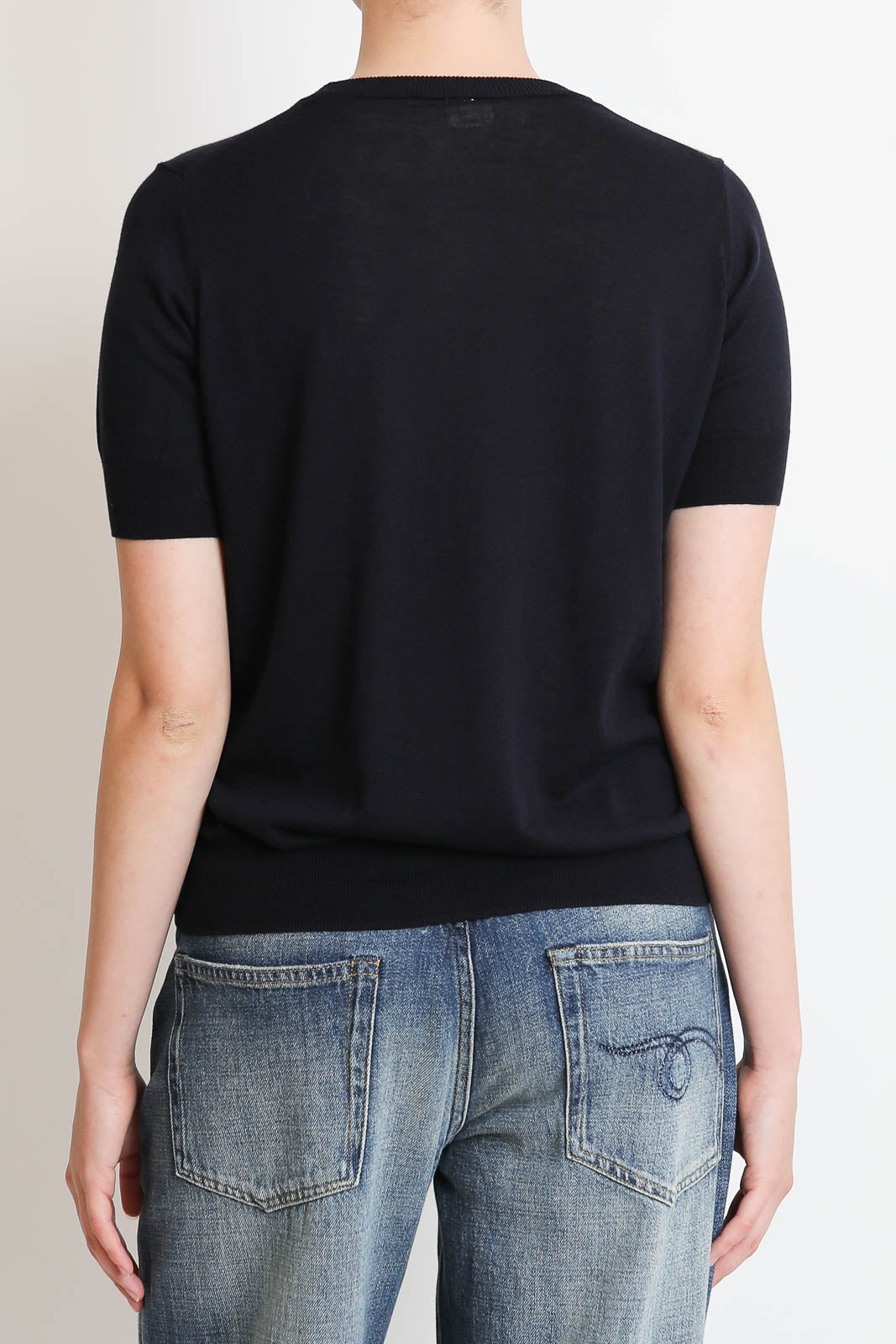 C. T. Plage, T-Shirt Round in Navy