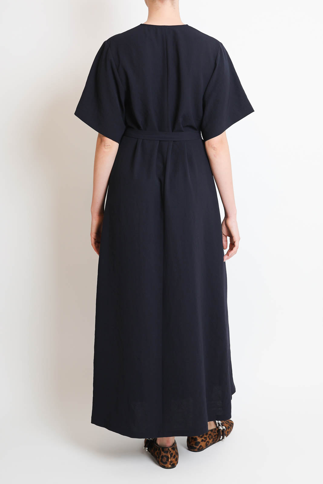 Zenggi, Kleid Japanese Crepe in Midnight Blue