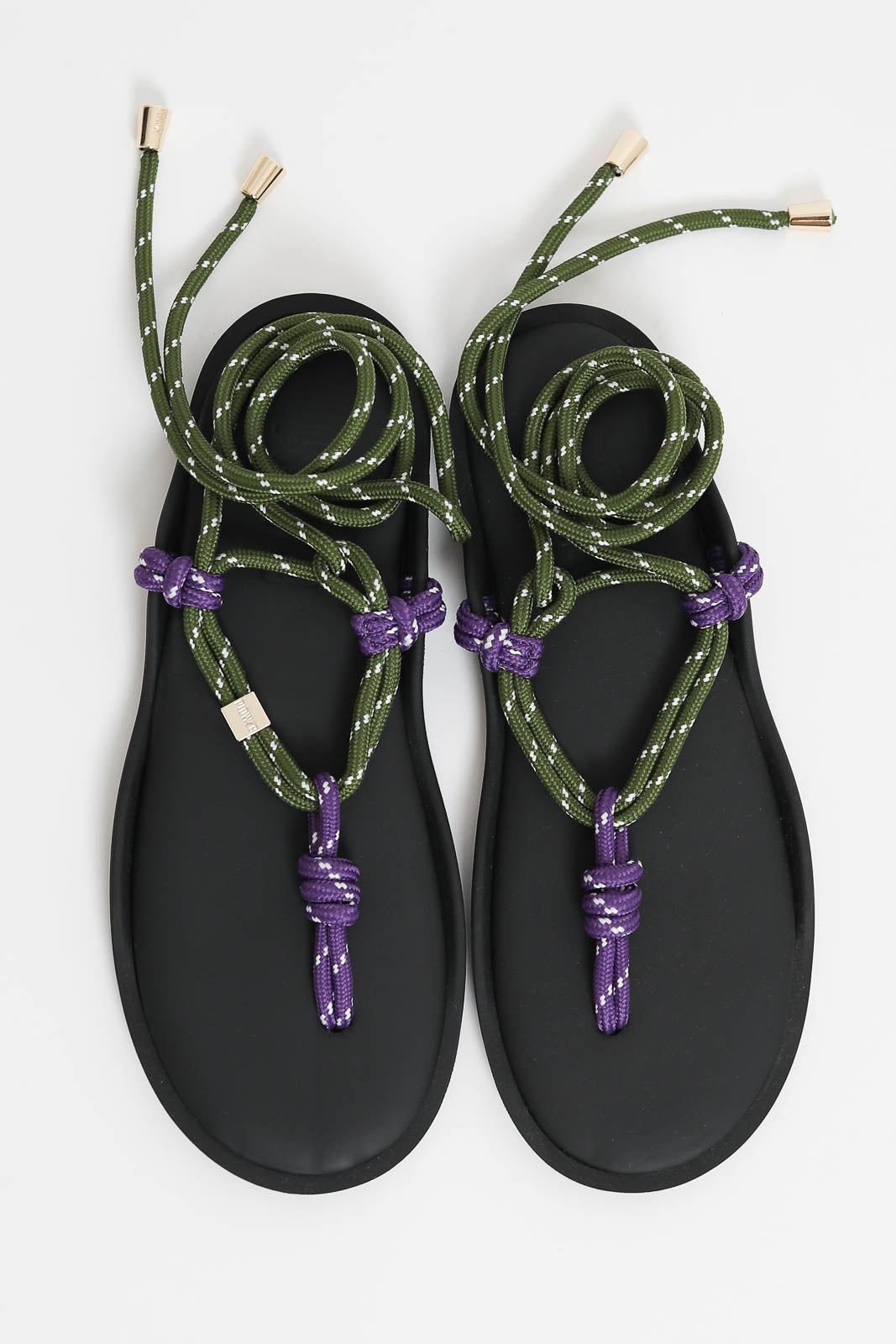 Flòwze, Sandalen Flò Twin in Grün/Violett