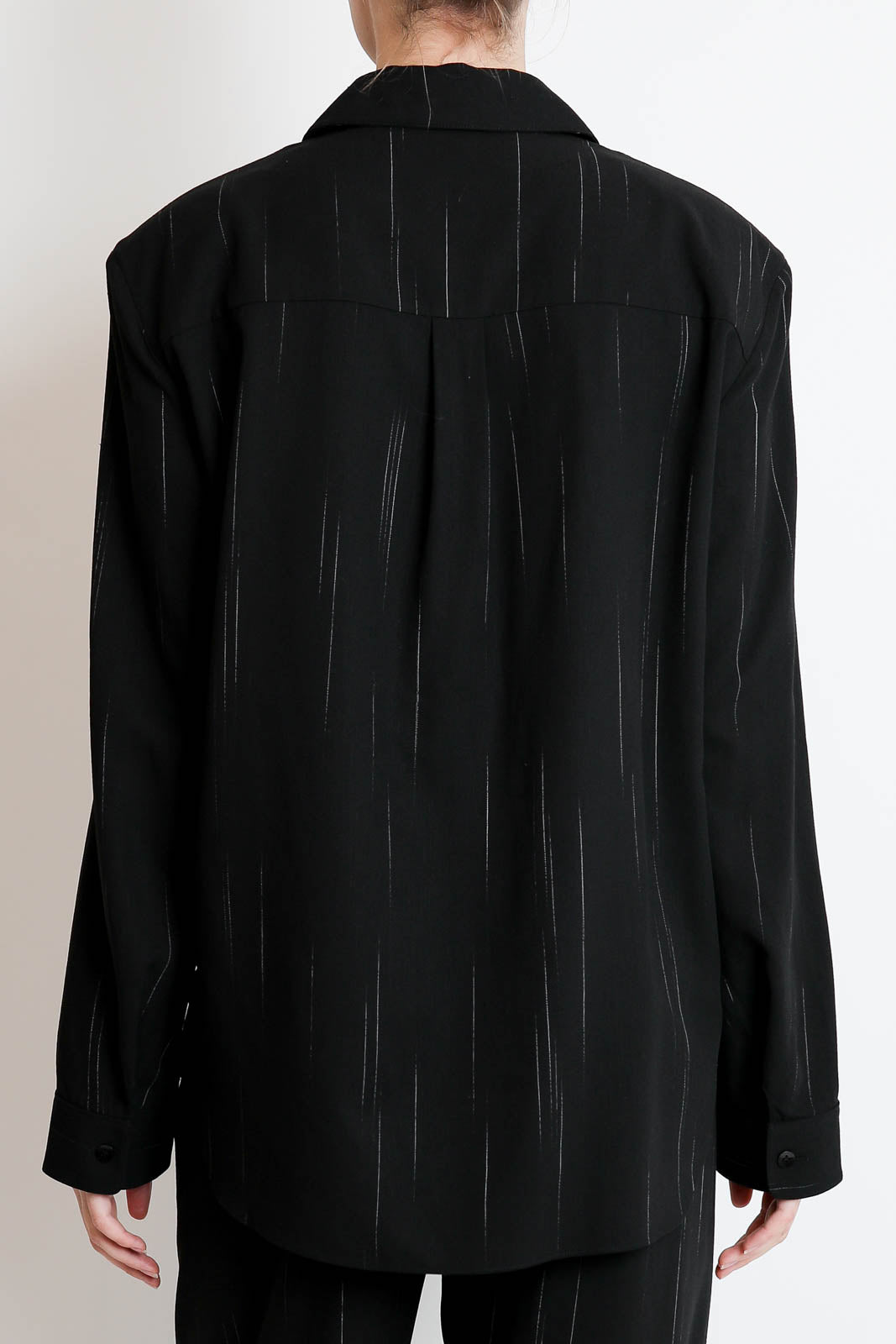 Bluse Suiting Detatched in Black Multi