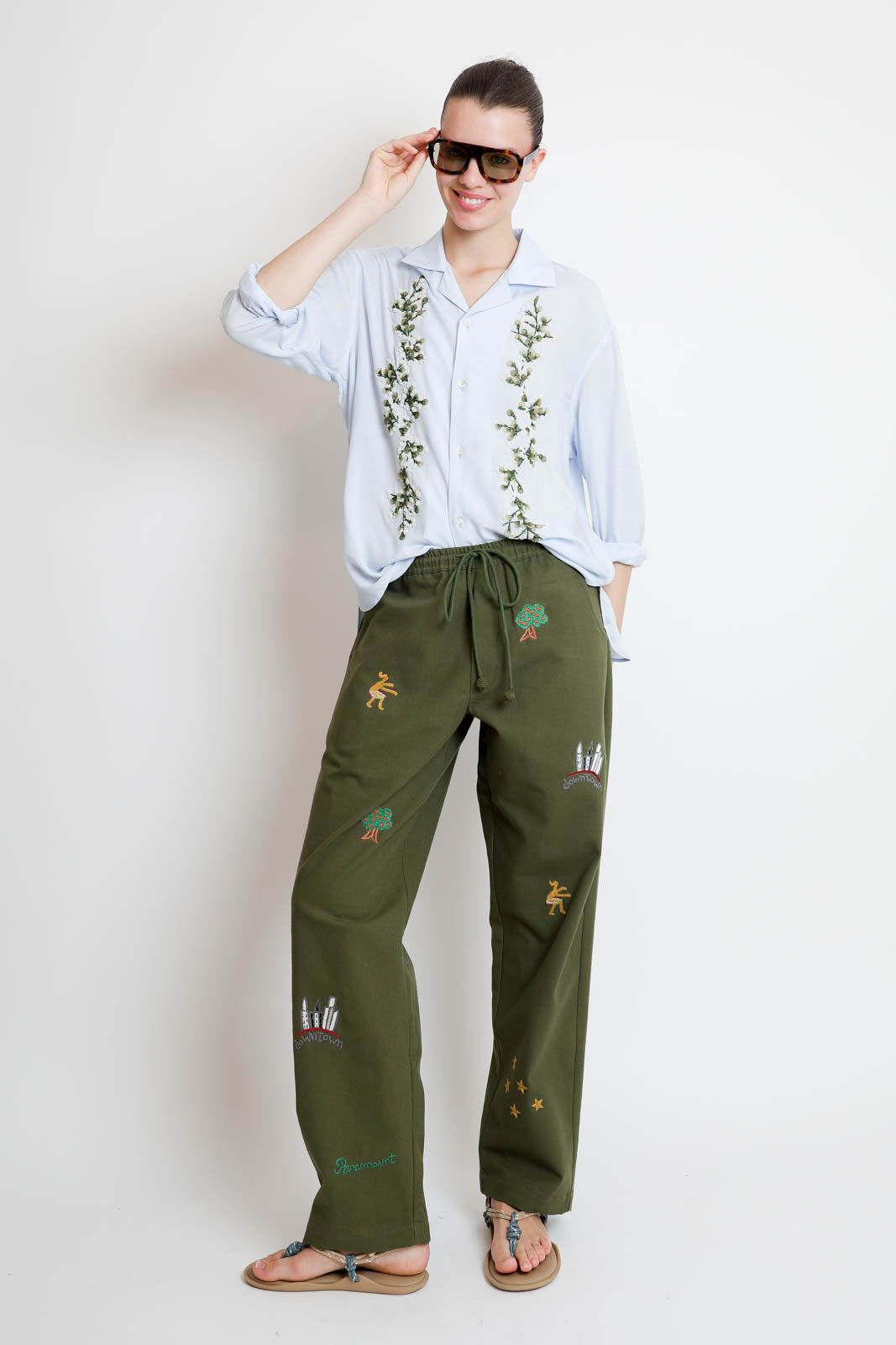 Baziszt, Bluse Tinees in Light Blue