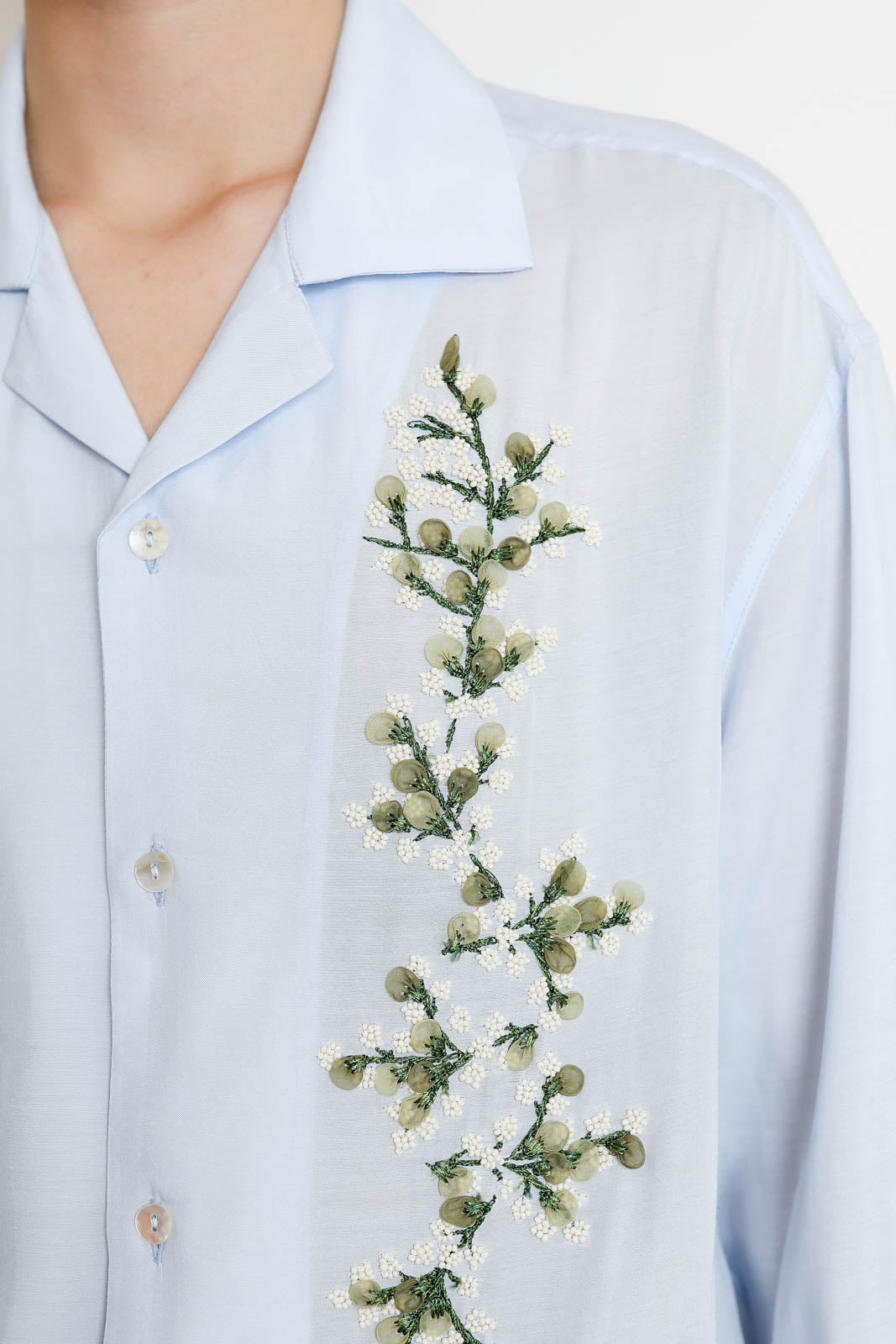 Baziszt, Bluse Tinees in Light Blue