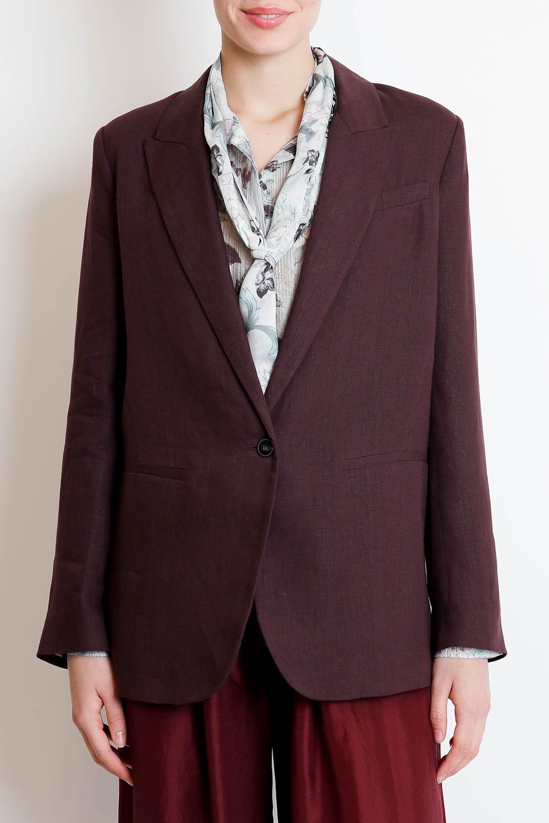 Forte-Forte, Blazer Chic Linen in Fondant