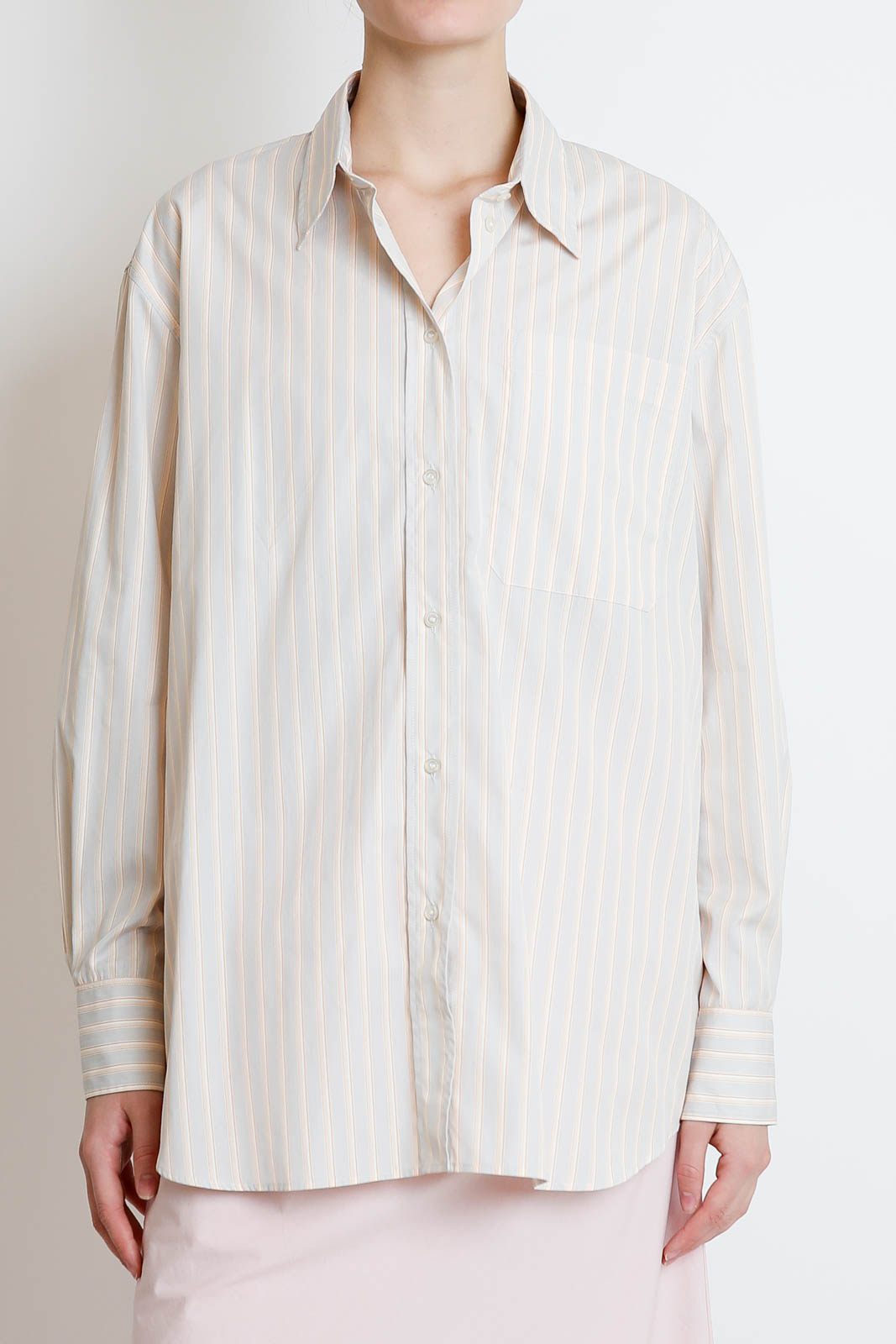 Soeur, Carlotta Blouse in Orange/Gray