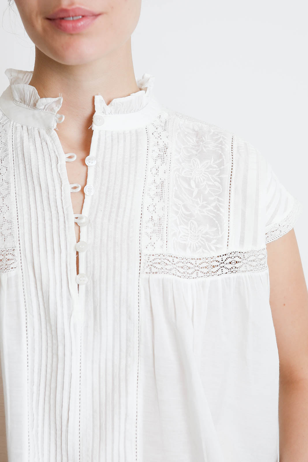 Vanessa Bruno, Bluse Ganu in Weiss