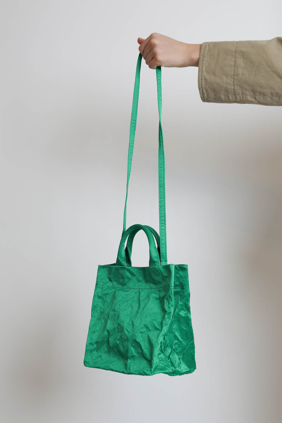 Zilla, Tasche Satin Dado in Basilico