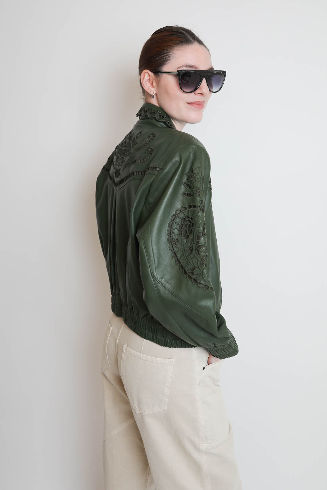 Farm Rio, Jacke Richelieu Heart in Grün