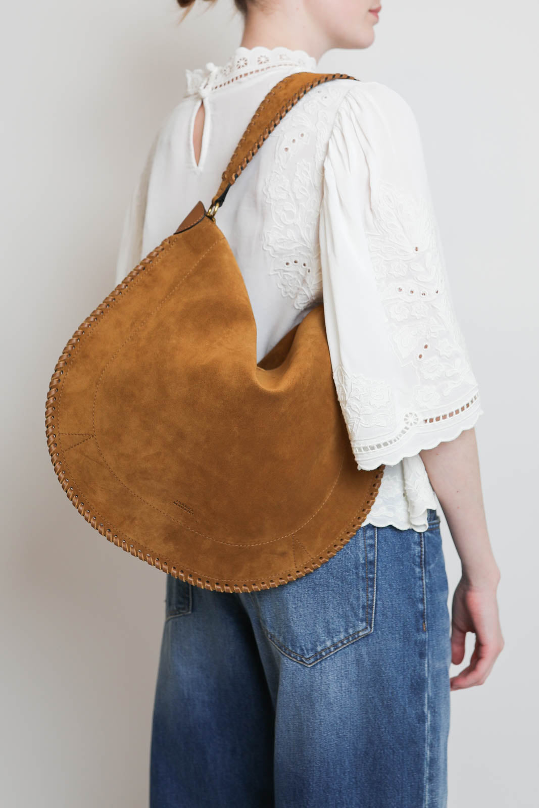 Isabel Marant, Tasche Oskan Hobo Soft in Cognac