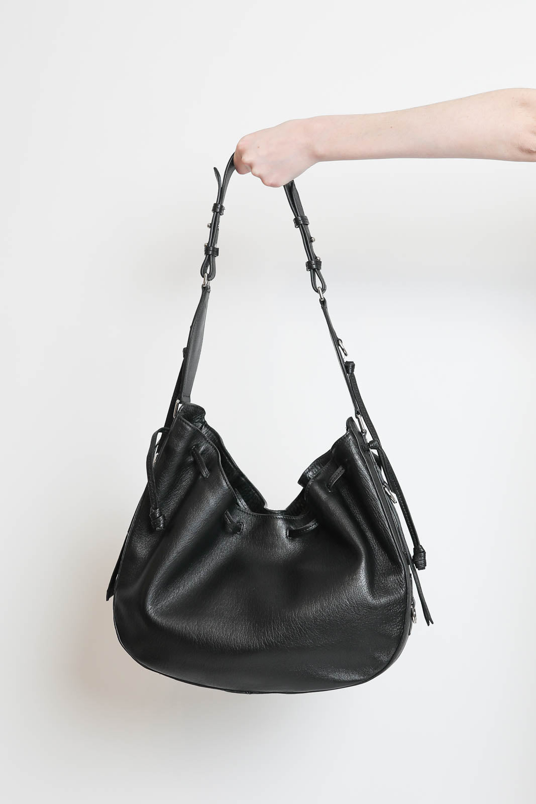 Isabel Marant, Tasche Bolton Hobo in Schwarz/Silber