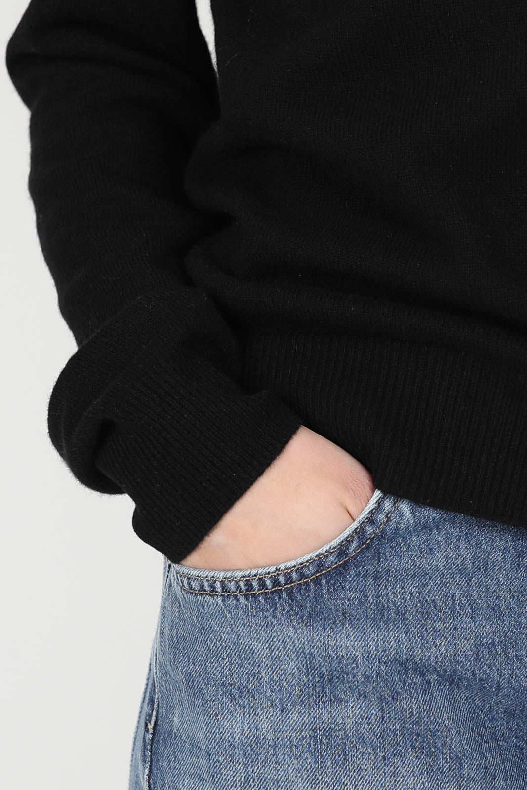 Cardigan aus Kaschmir in Schwarz