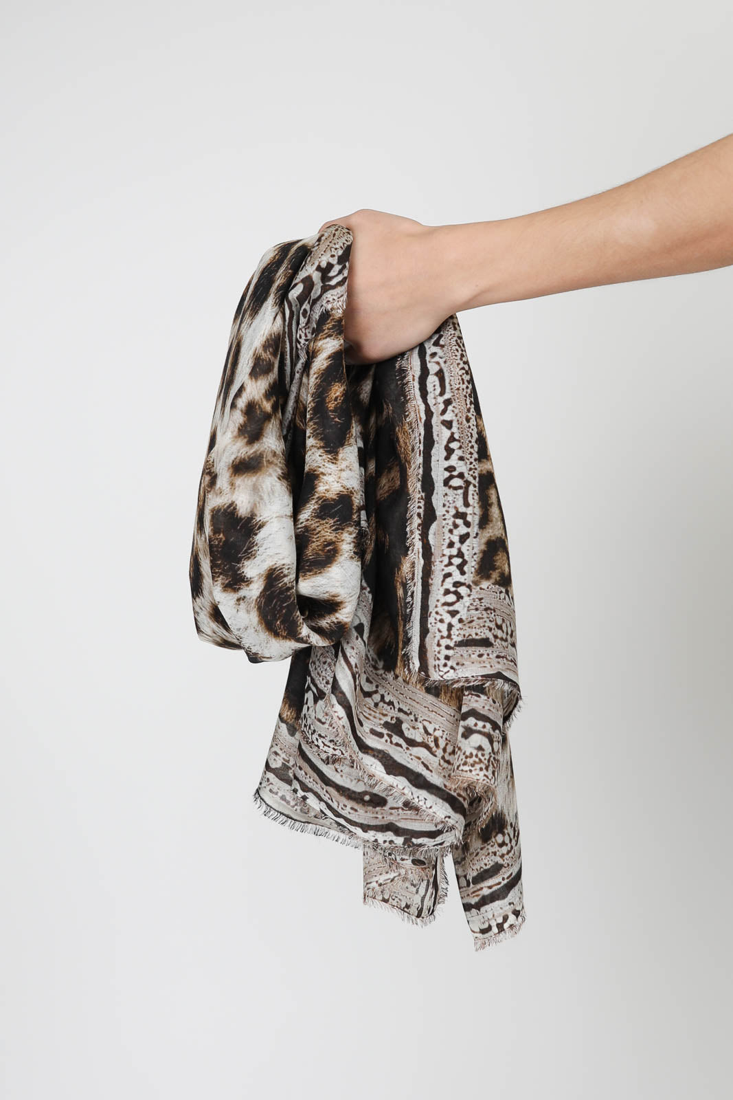 Schal Animalier in Leopard