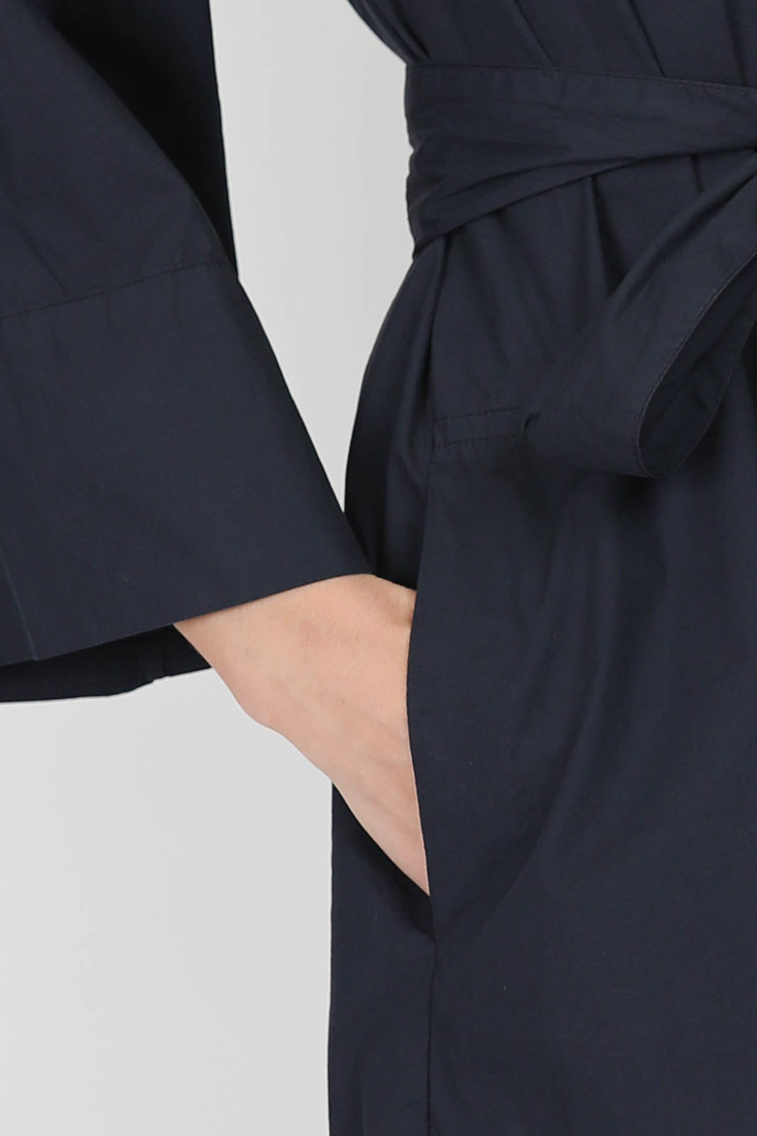 Kleid aus Baumwolle in Midnight Blue