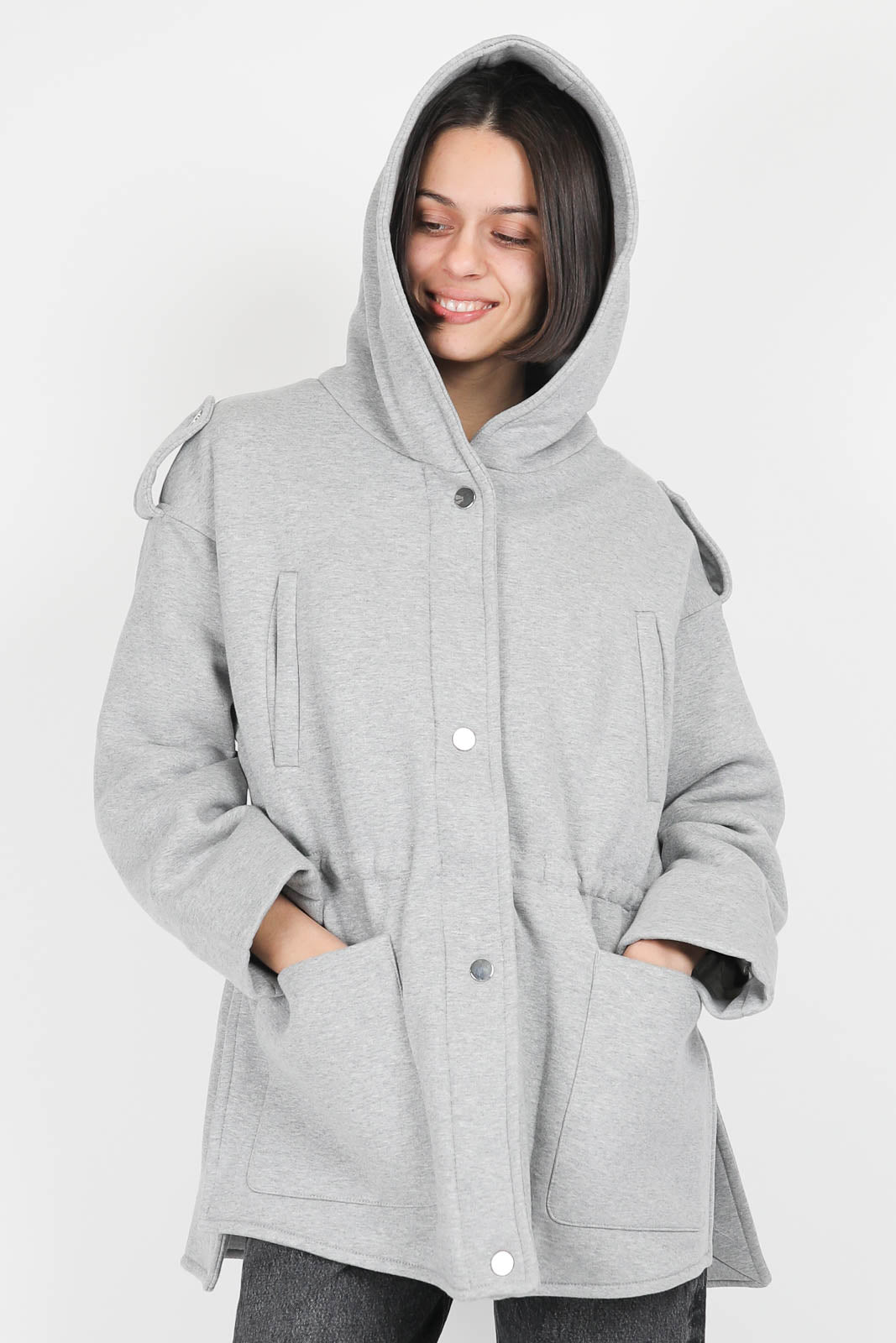 Jacke Ruby in Heather Grey