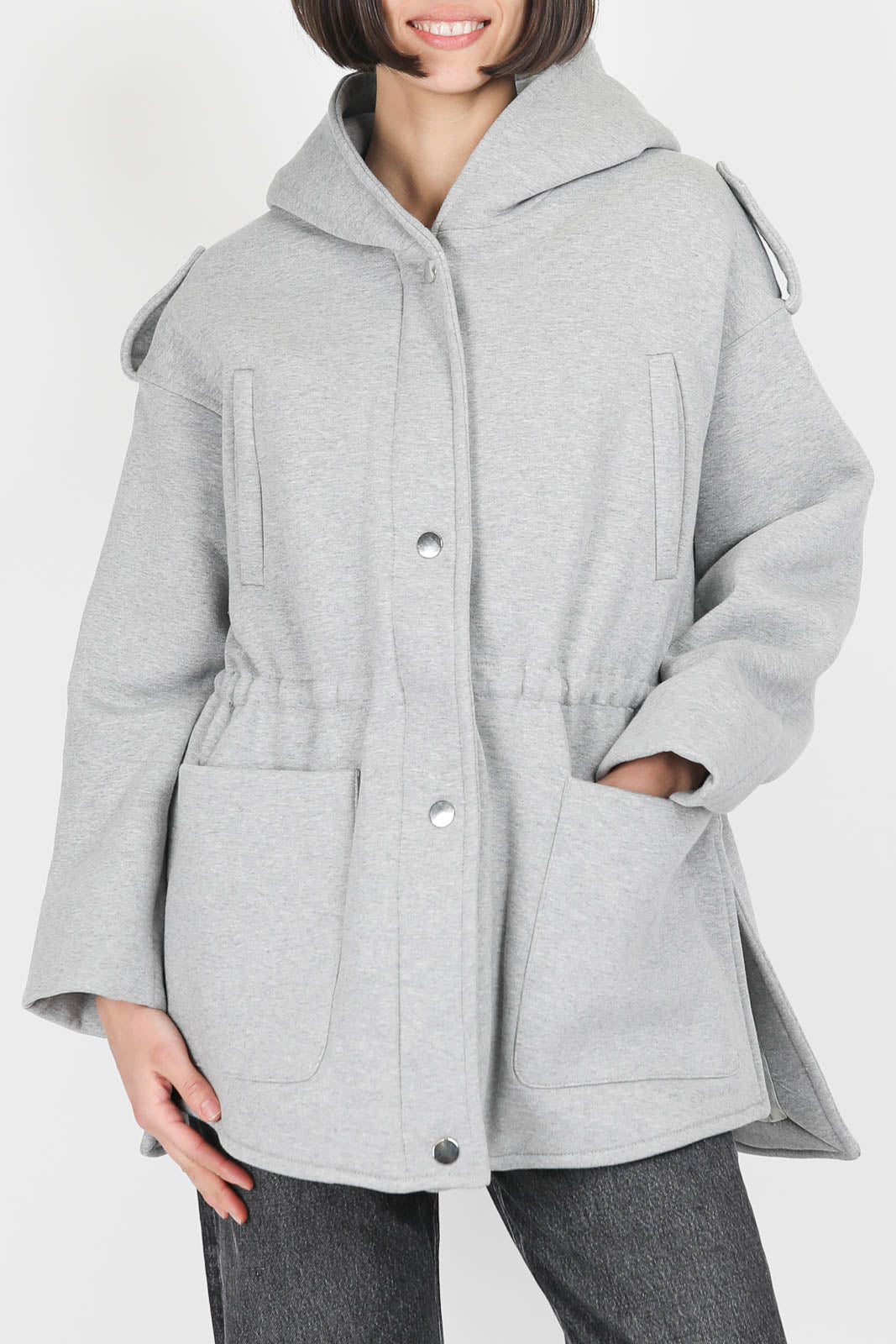 Jacke Ruby in Heather Grey
