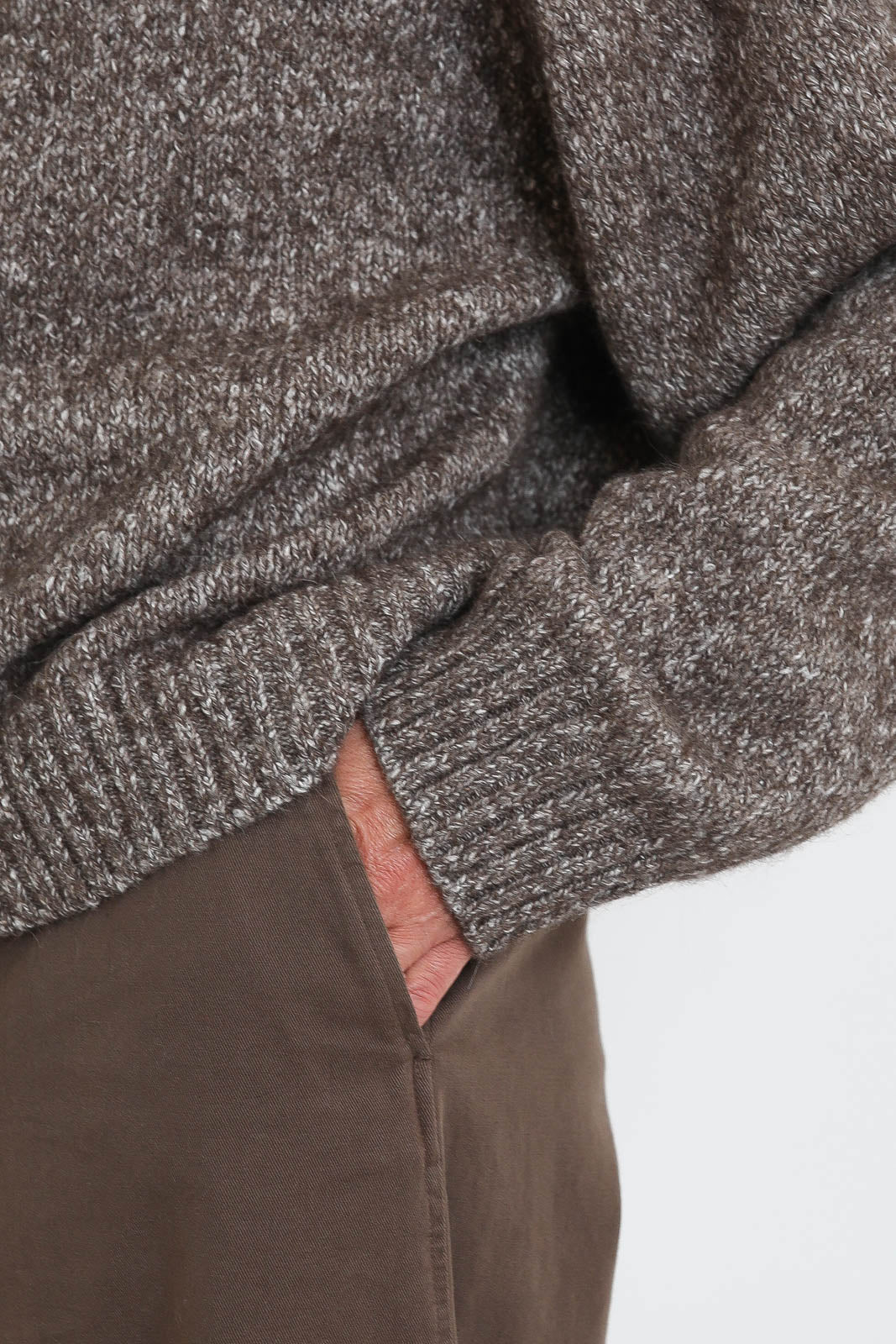 Zenggi, Pullover Roll Neck in Brownstone