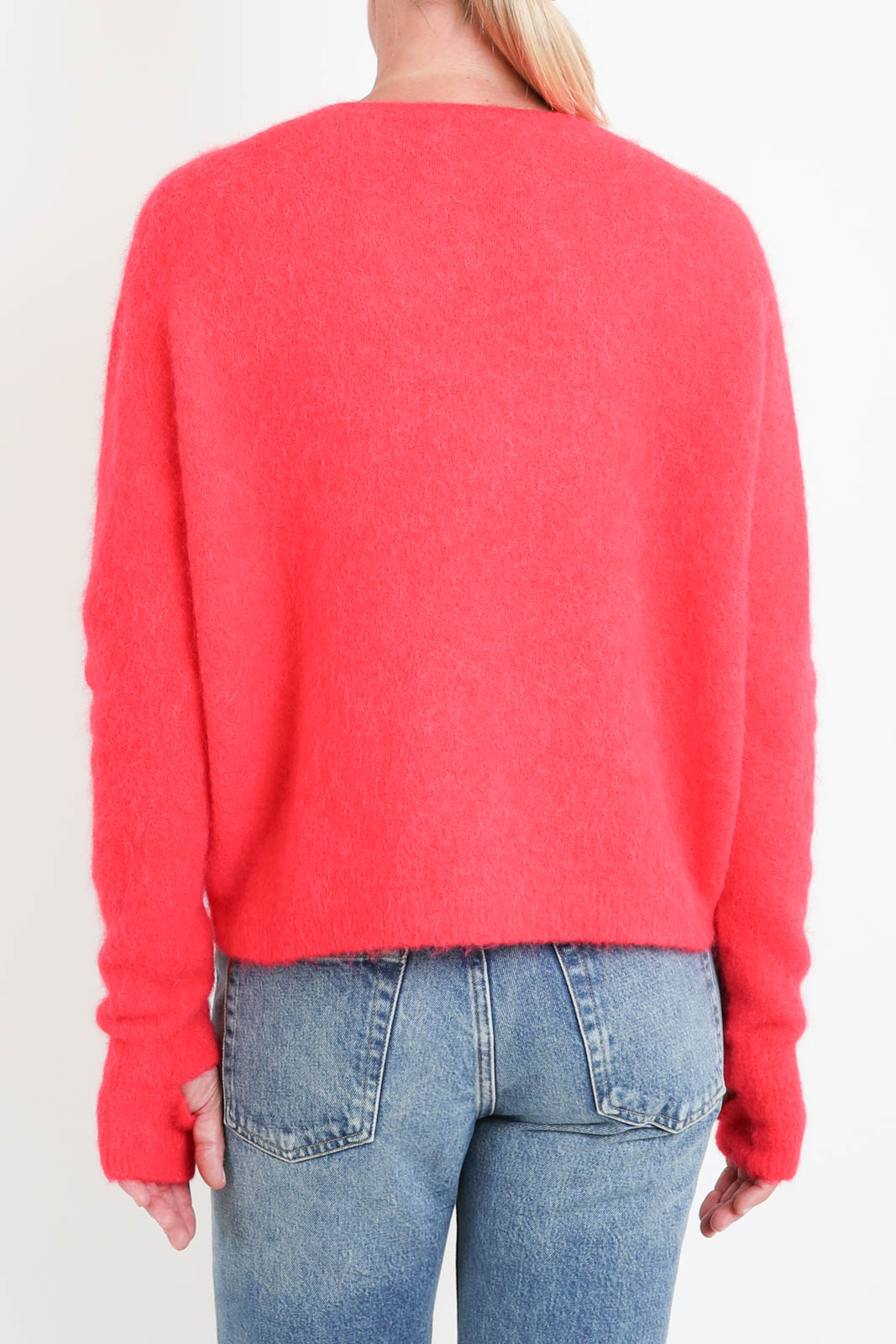 FLOOR, Pullover Round-Neck in Carminio