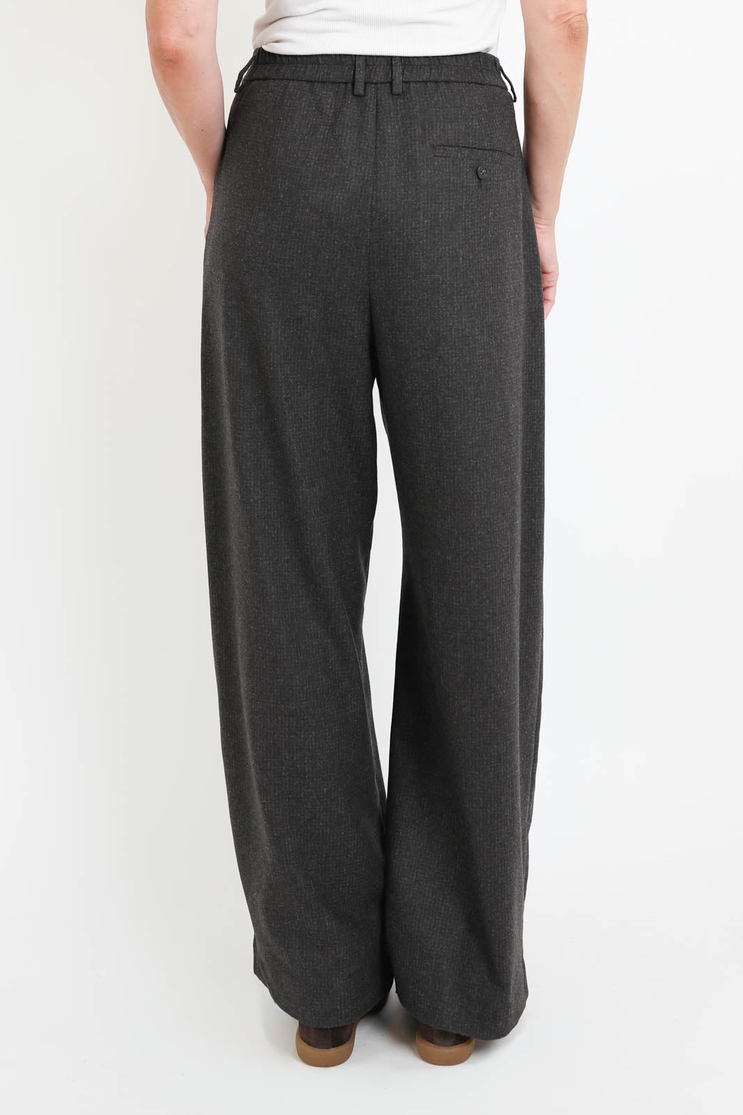 Zenggi, Hose Soft Flannel Jade in Brownstone Check