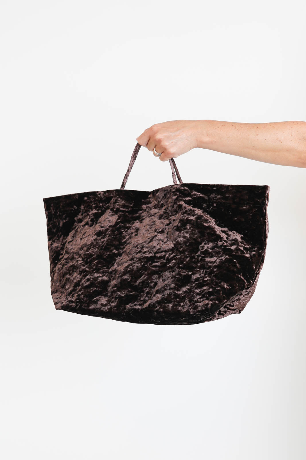 Zilla, Tasche Velvet Basket in Moka