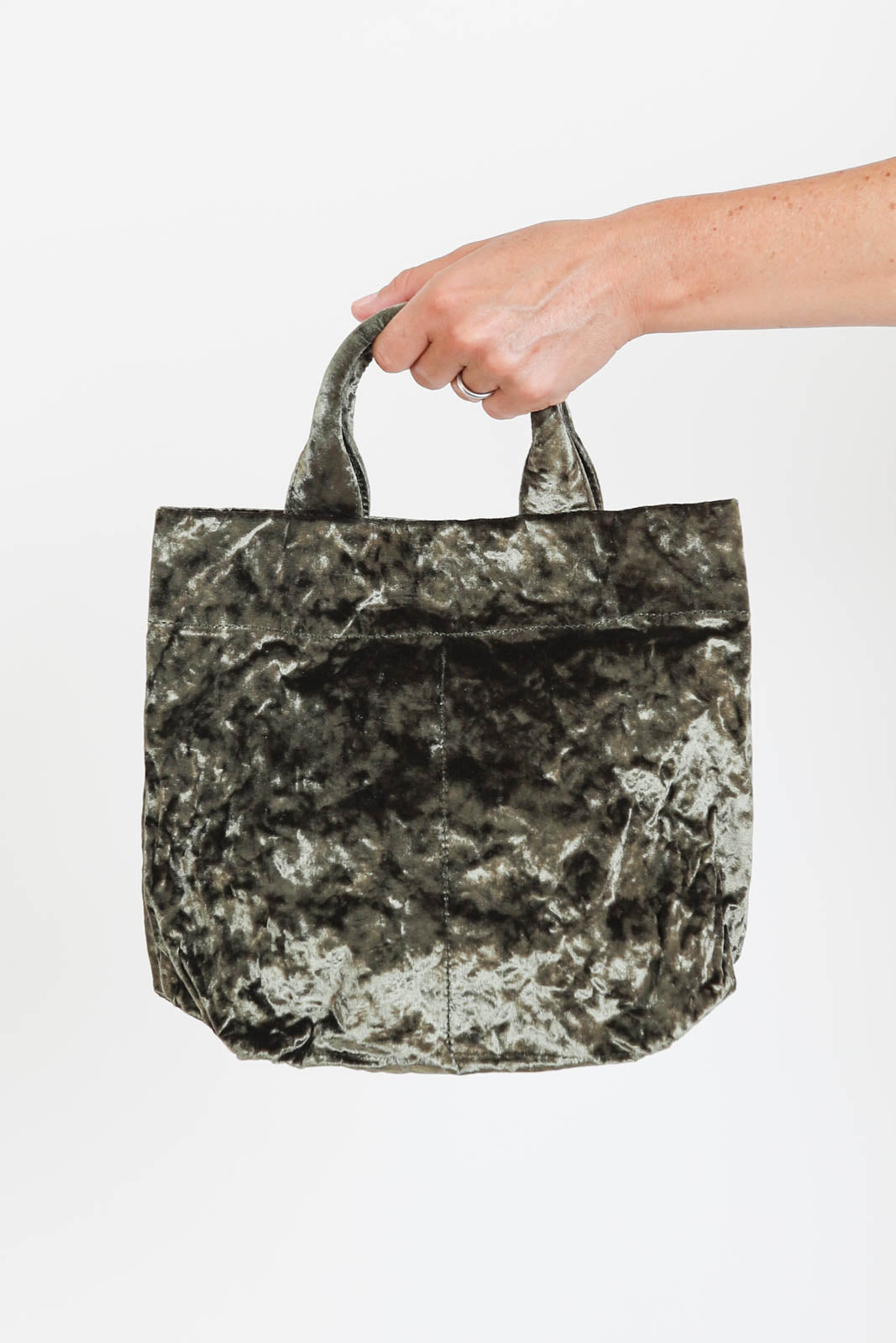Zilla, " Bag " Velvet Dado in Khaki