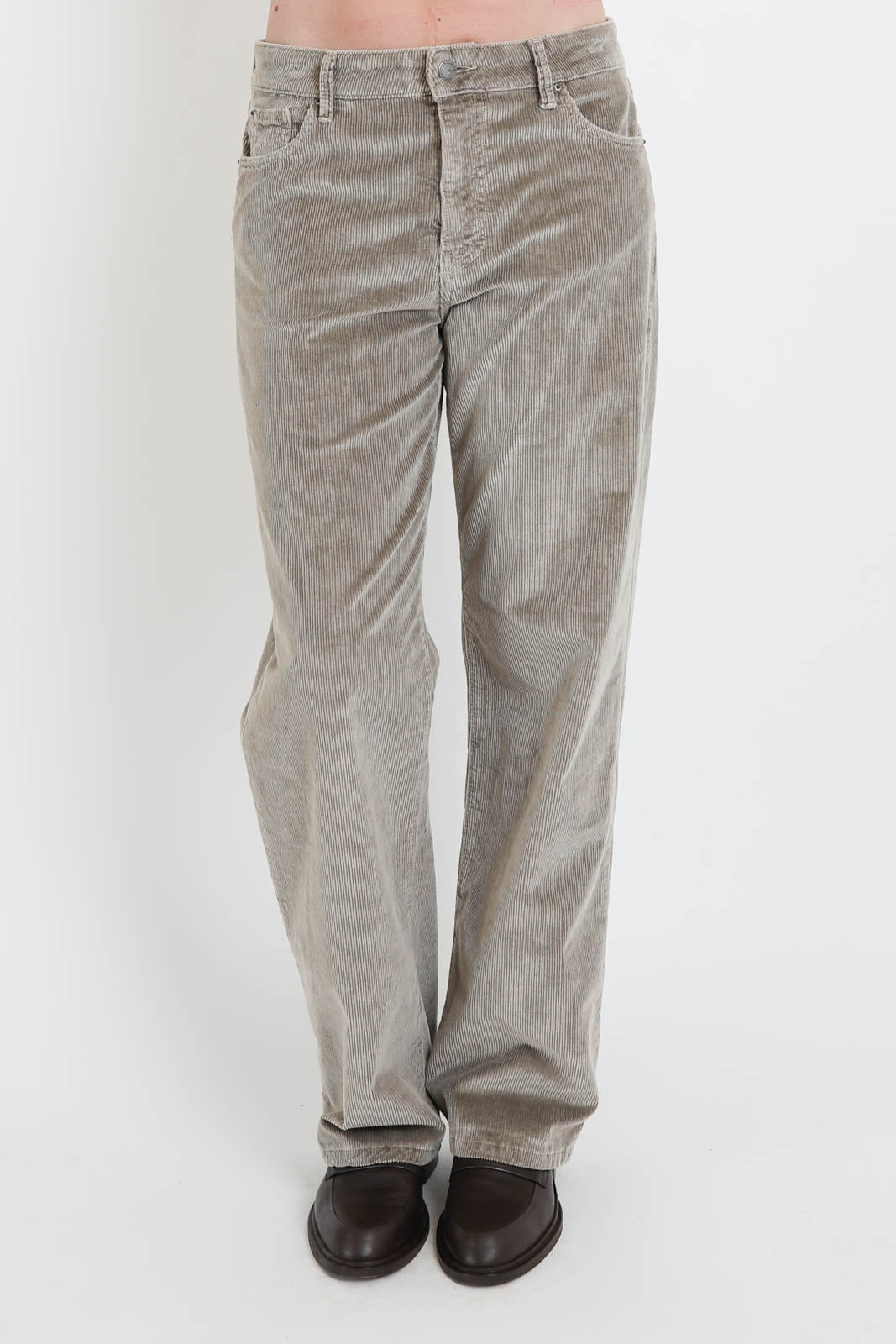 The Nim, Hose Emma aus Cord in Taupe