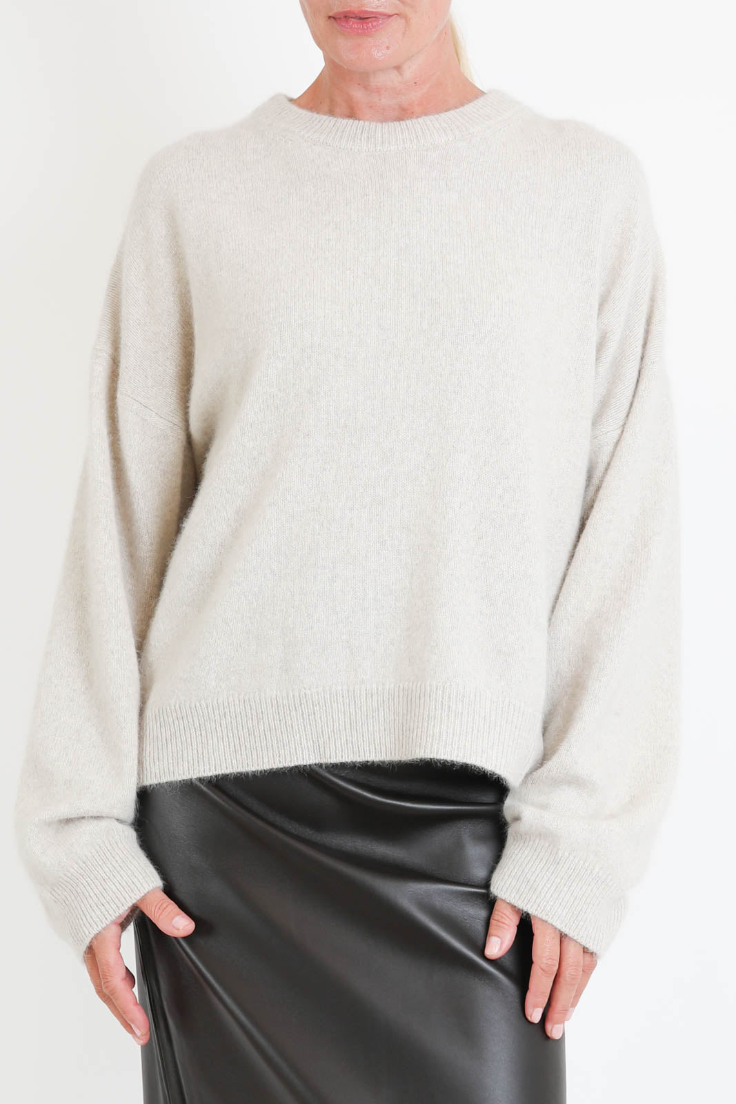 Loulou de Saison, Pullover Tristan in Stone Melange