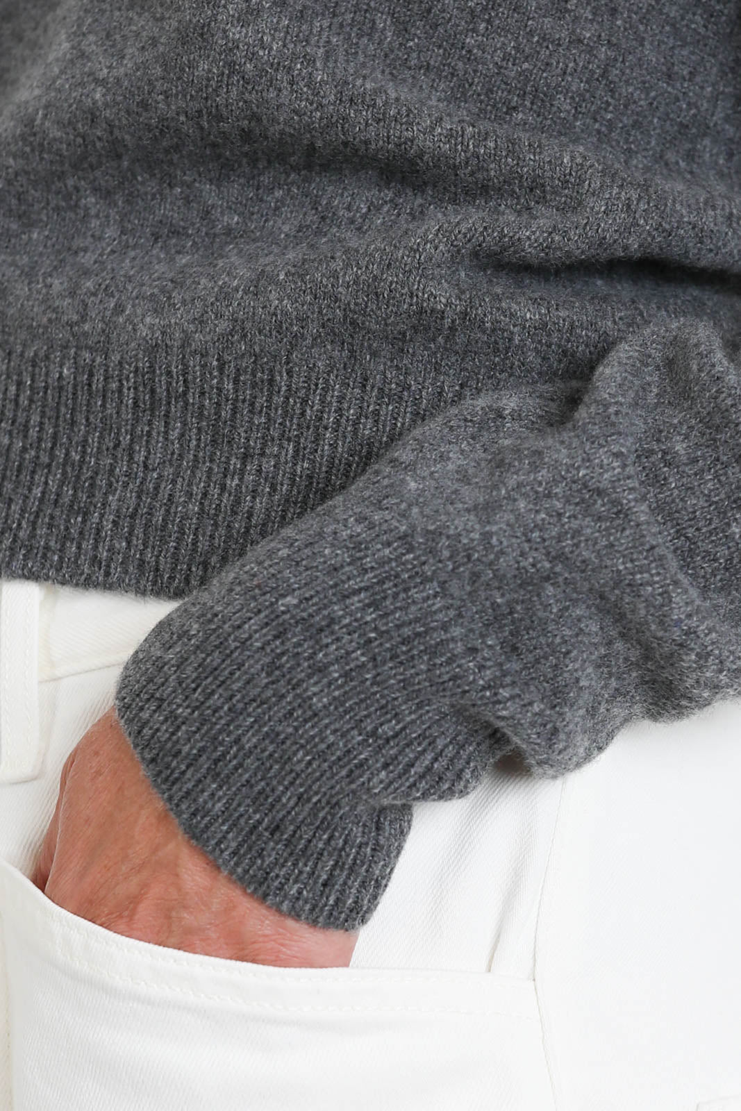 &Daughter, Pullover Sligo Crewneck in Derby Grey