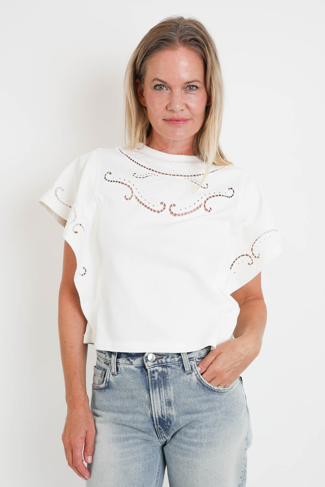 Marant Étoile, Top Eoline in Ecru