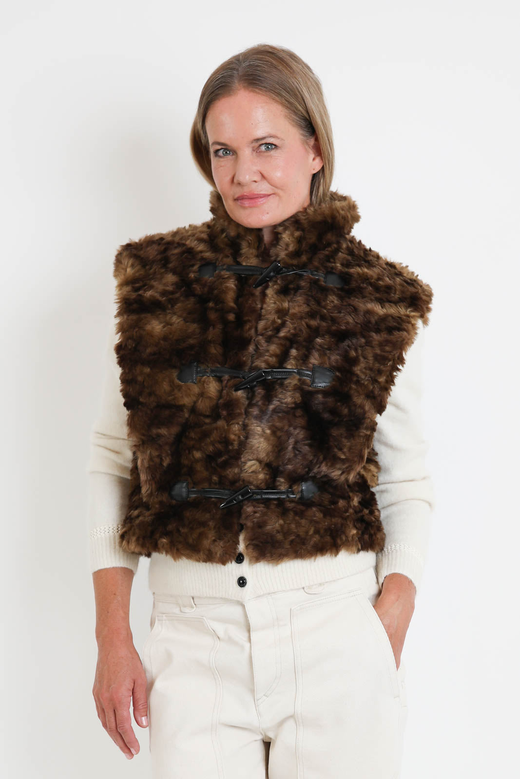 Isabel Marant, Gilet Jocya in Braun