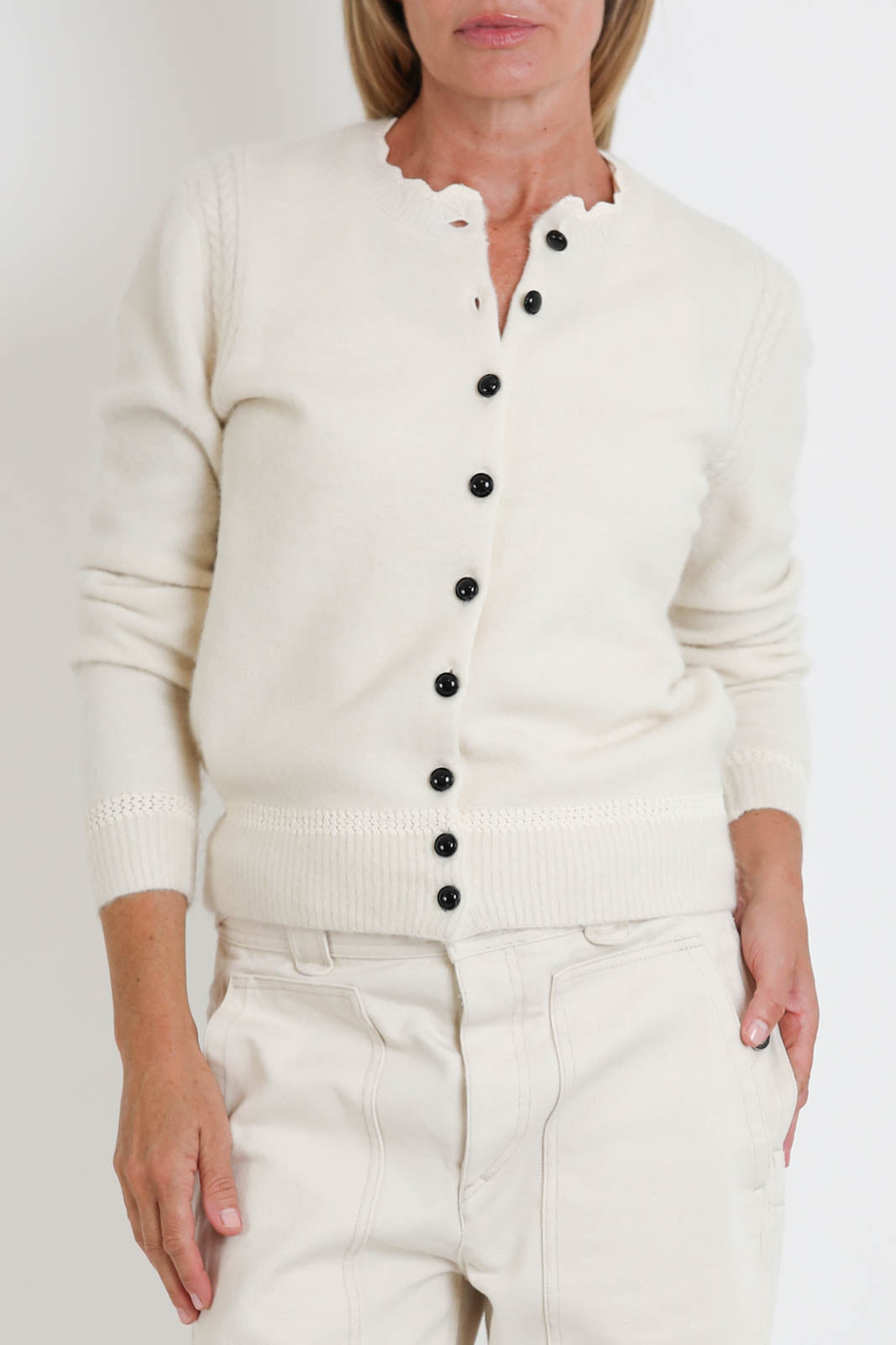 Marant Étoile, Cardigan Naia in Ecru