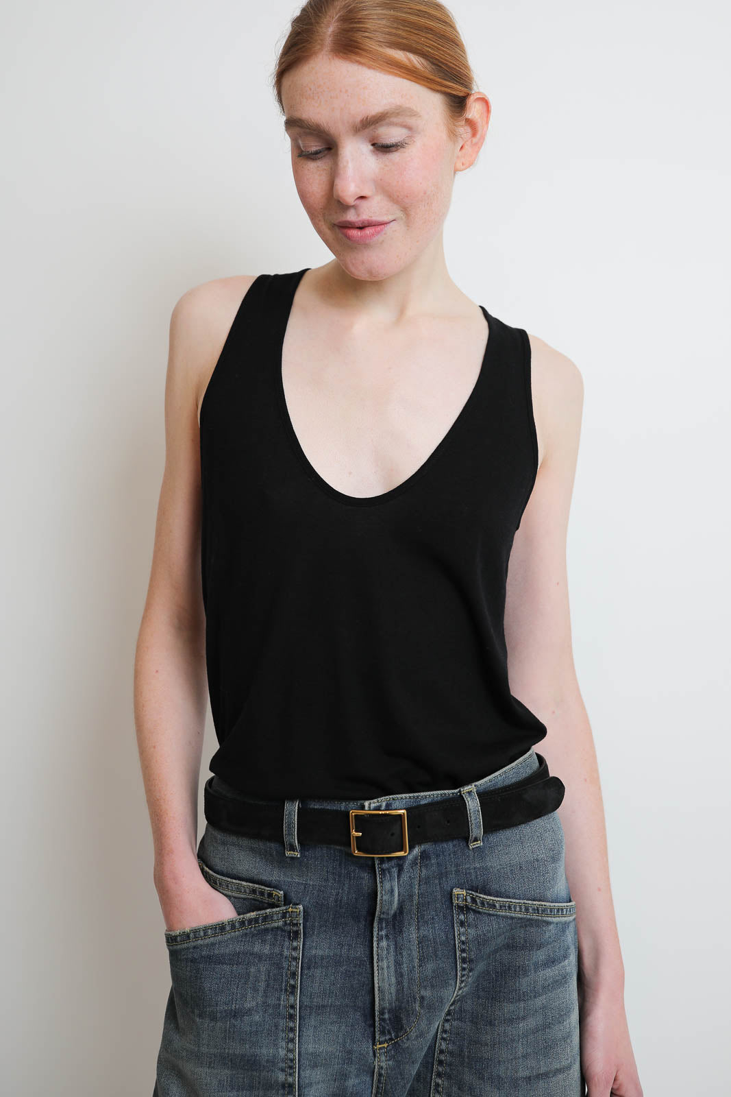 Loulou de Saison, Tank Top Albia in Schwarz
