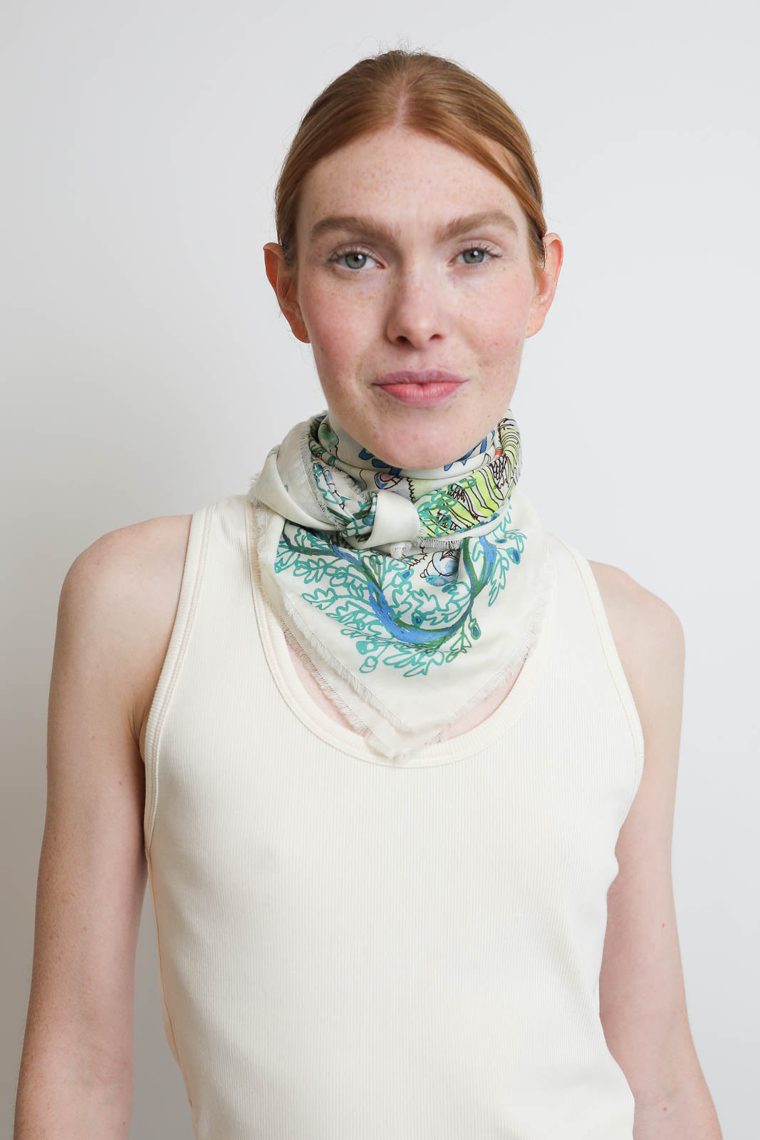 Faliero Sarti, Schal Little Summer in Ecru